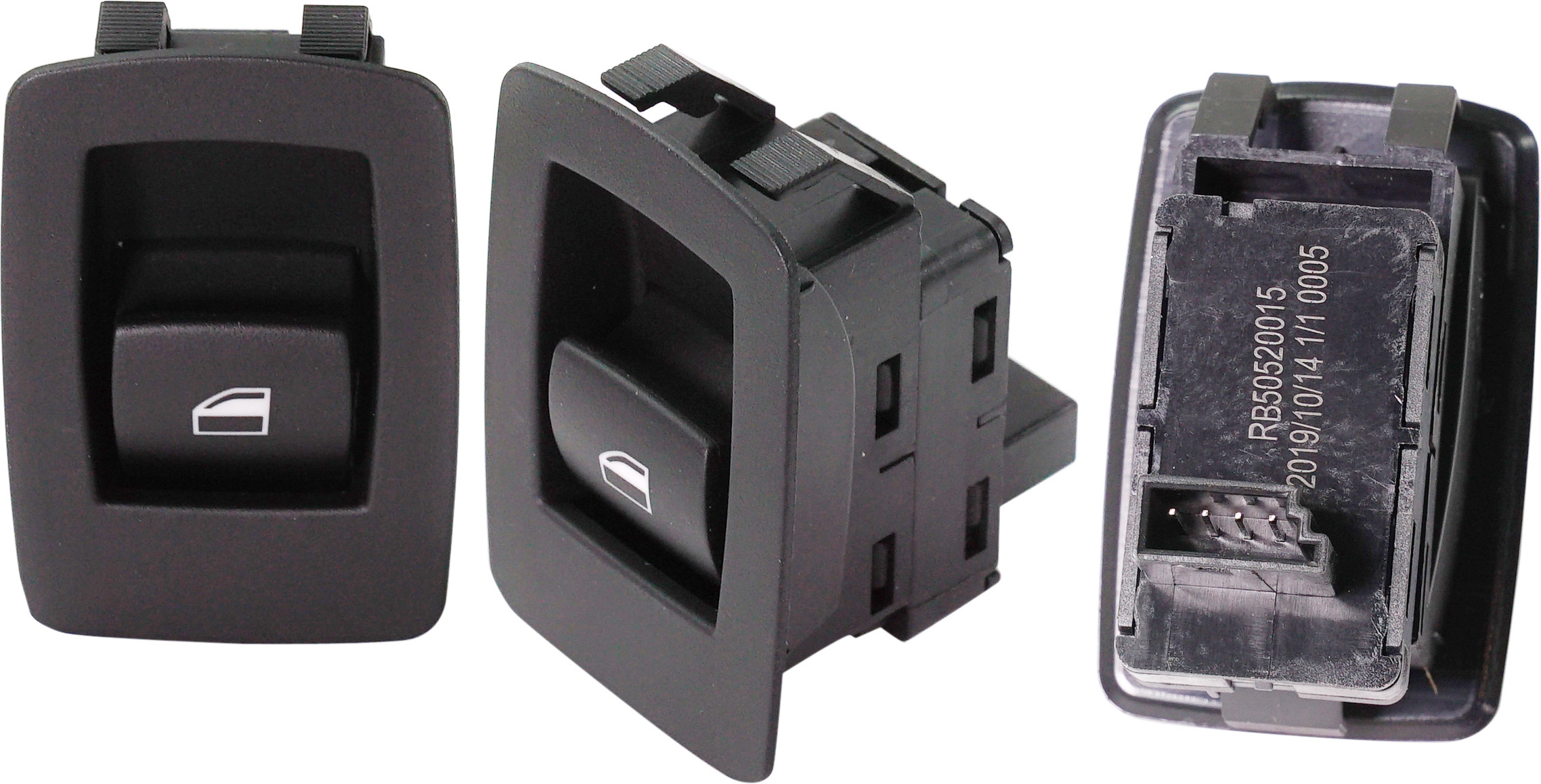 AM 5 SERIES 08-10 WINDOW SWITCH FRONT RH AND REAR RH AND LH Set of 3 SKU SET RB50520015-3 OEM 61319113773