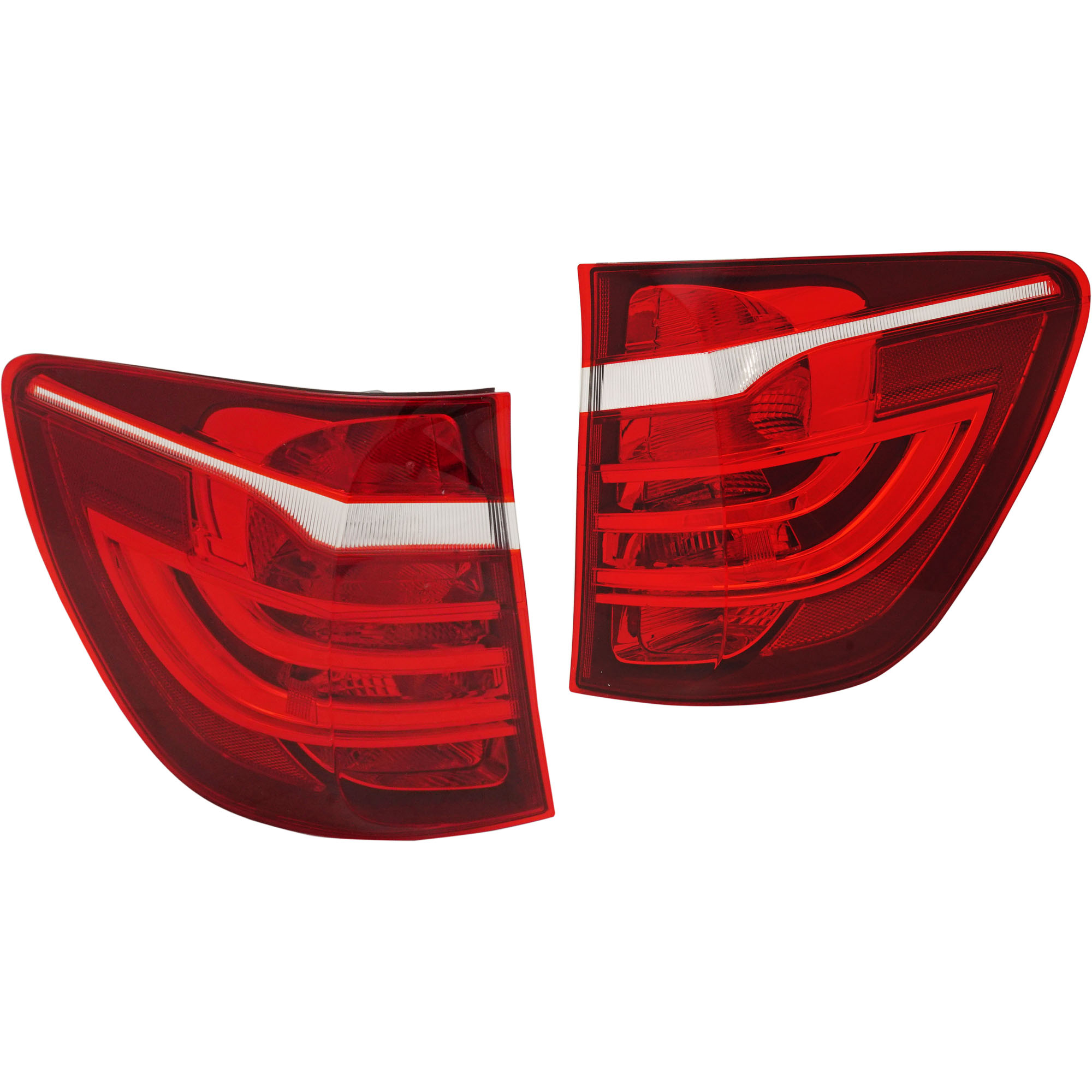 AM X3-11-17 TAIL LAMP RH AND LH Outer Assembly Halogen w o Xenon Head Lamps SKU SET RB73010015 Partslink BM2805112 BM2804112 OEM 63217220240-63217220239