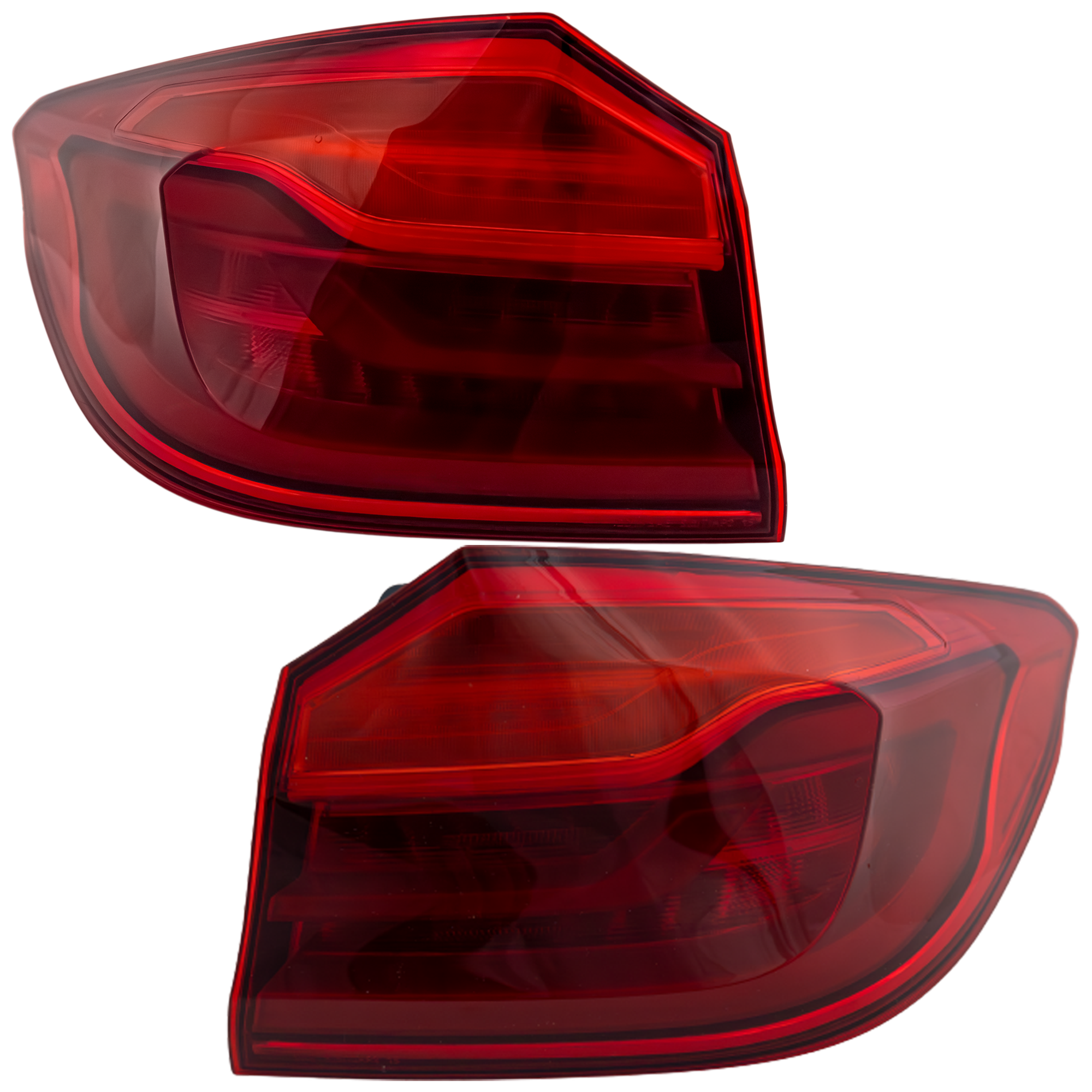 AM 5 SERIES 17-20 TAIL LAMP RH AND LH Outer Assembly LED Sedan CAPA SKU SET RB73010025Q Partslink BM2805129C BM2804129C OEM 63217376470-63217376469
