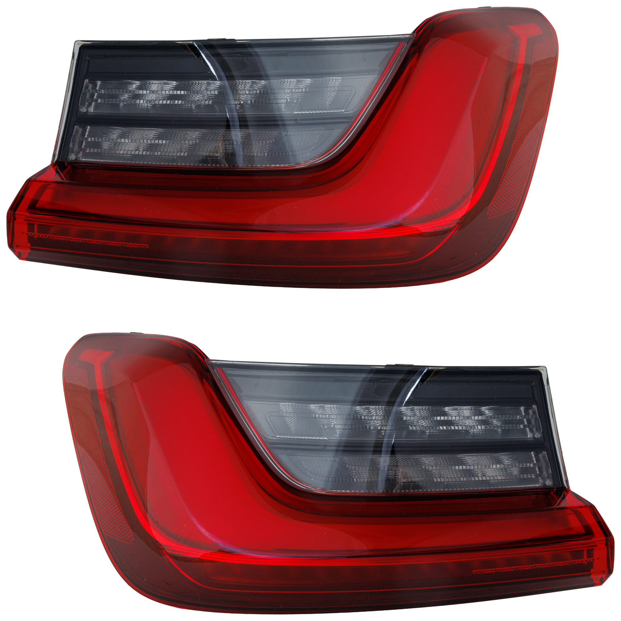 AM 3 SERIES 19-22 M3-21-21 TAIL LAMP RH AND LH Outer Assembly LED Sedan CAPA SKU SET RB73010037Q Partslink BM2805134C BM2804134C OEM 63217420452-63217420451