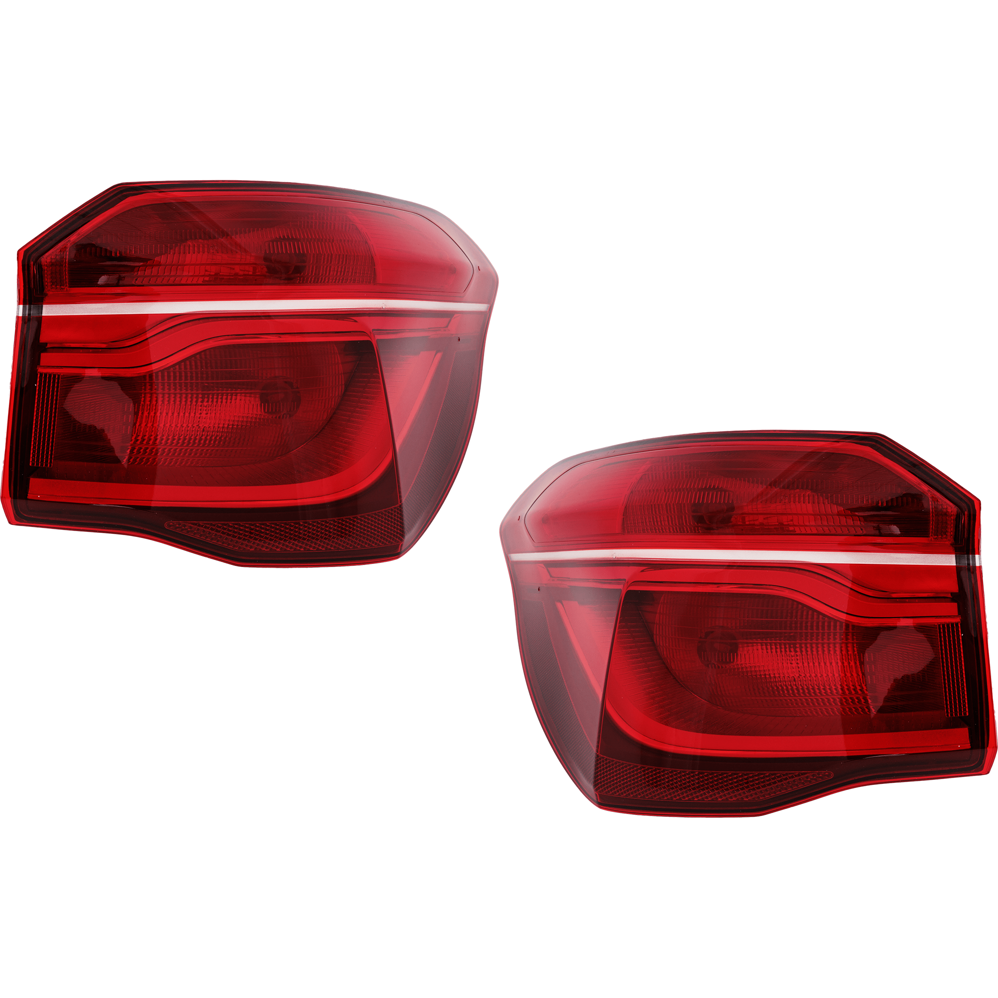 AM X1-16-22 TAIL LAMP RH AND LH Outer Assembly Halogen w o Logo CAPA SKU SET RB73010073AQ Partslink BM2804132C BM2805132C OEM 63217488543-63217488544