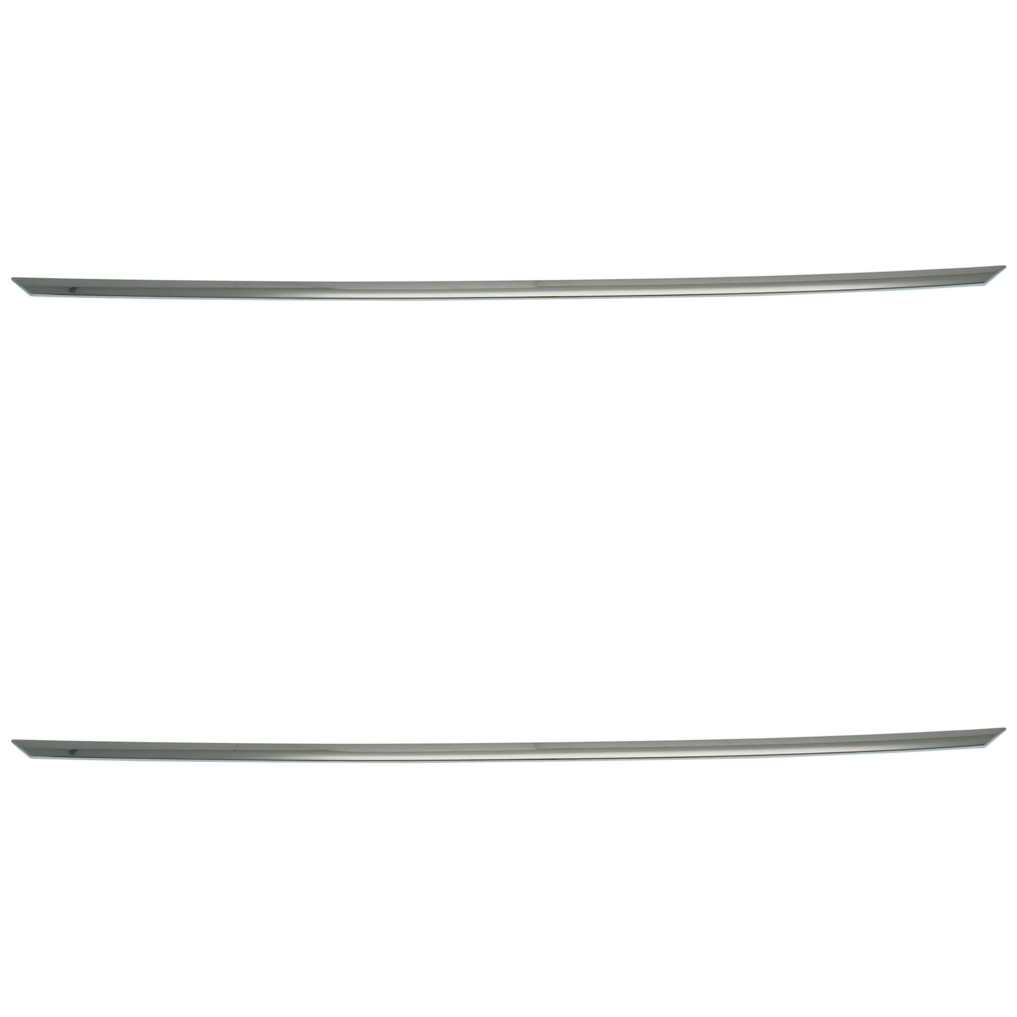 AM 7 SERIES 13-14 REAR BUMPER MOLDING RH AND LH Bumper Pad Chrome w o M Pkg Hybrid Model SKU SET RB76350002-2