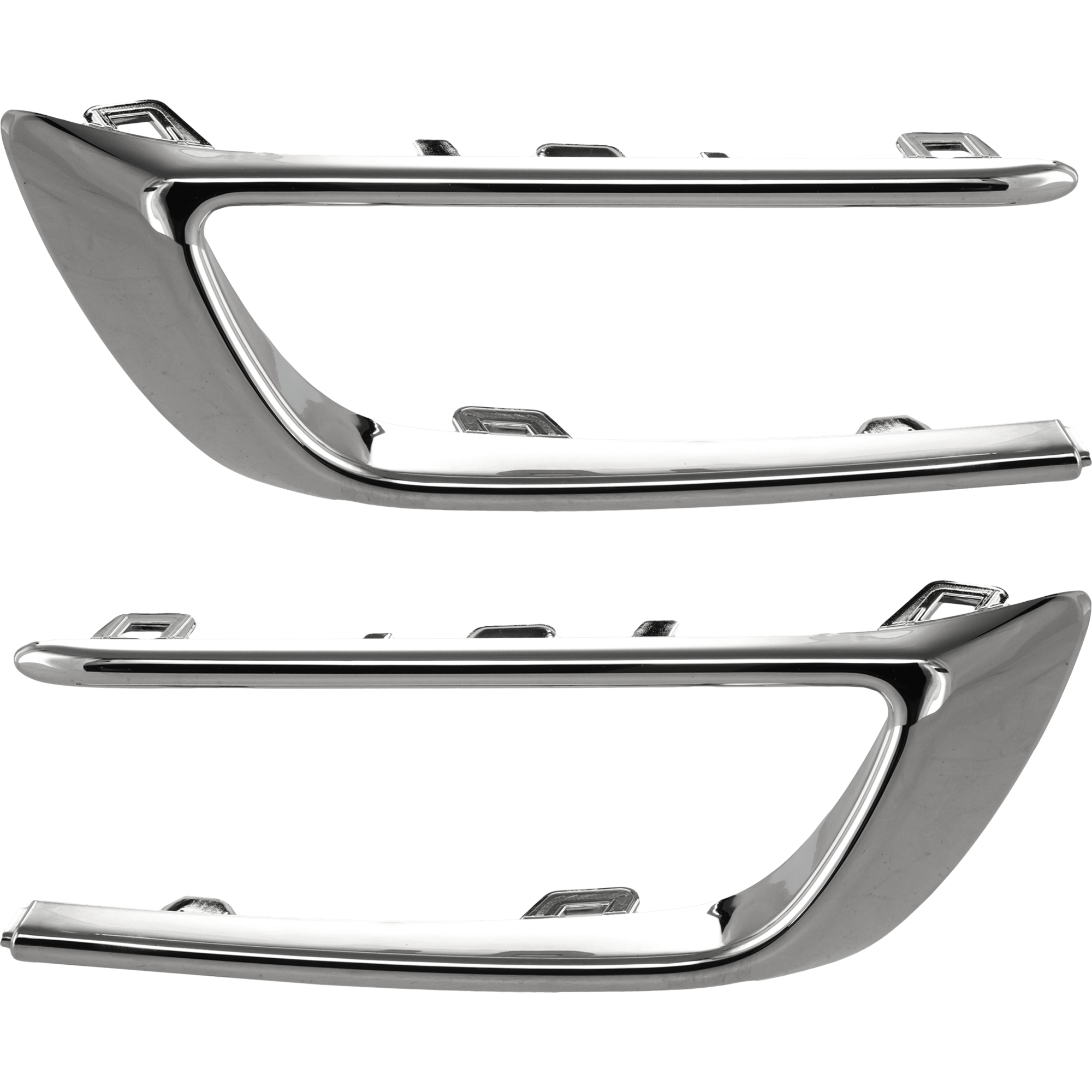 AM ENCORE GX 20-23 REAR BUMPER MOLDING RH AND LH Chrome w o Sport Touring Package SKU SET RB76350035 Partslink GM1147116 GM1146116 OEM 4-269-798-342-697-980