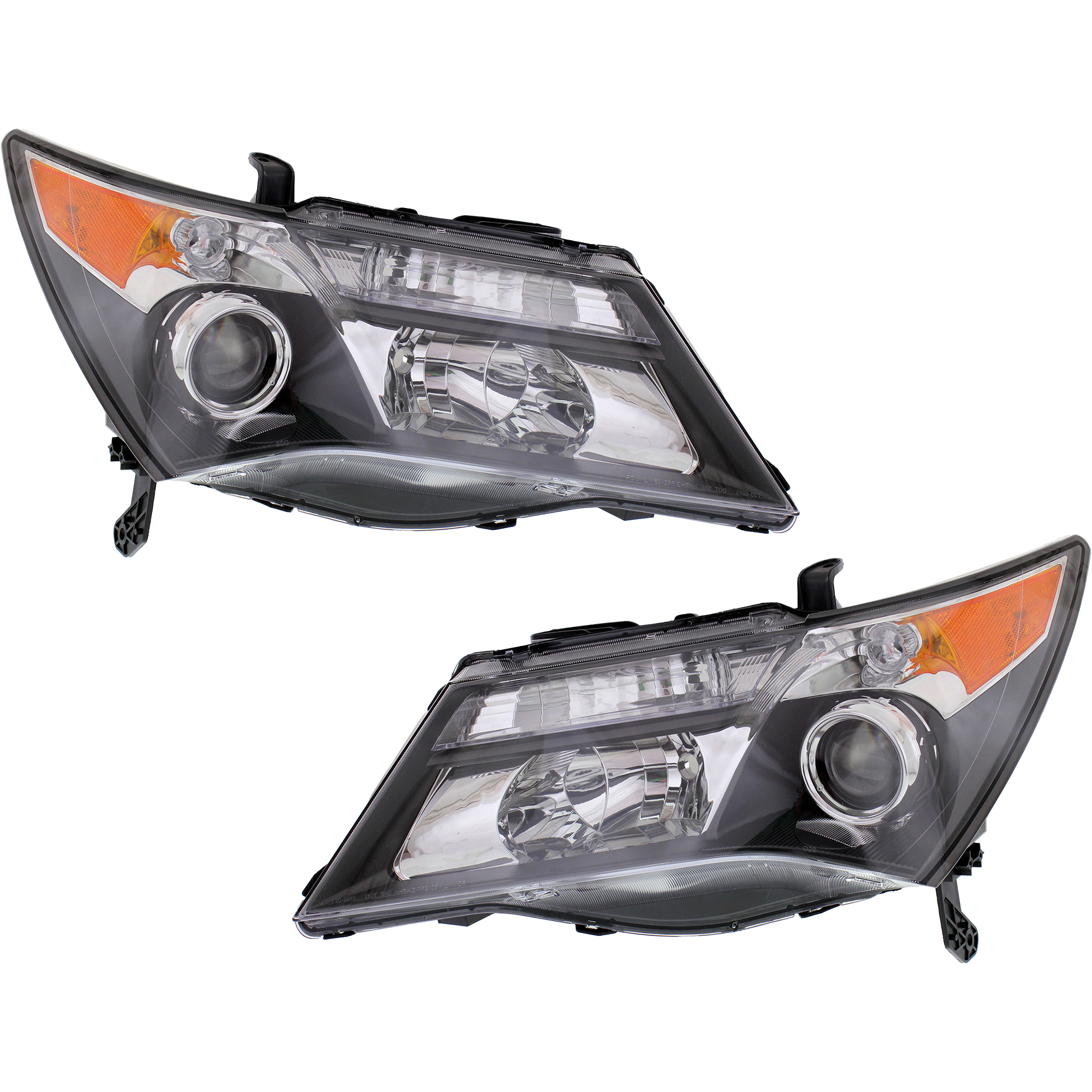 AM MDX 07-09 HEAD LAMP RH AND LH Lens and Housing w Sport Package SKU SET RBA100103 Partslink AC2518110 AC2519110 OEM 33151STXA02-33101STXA02