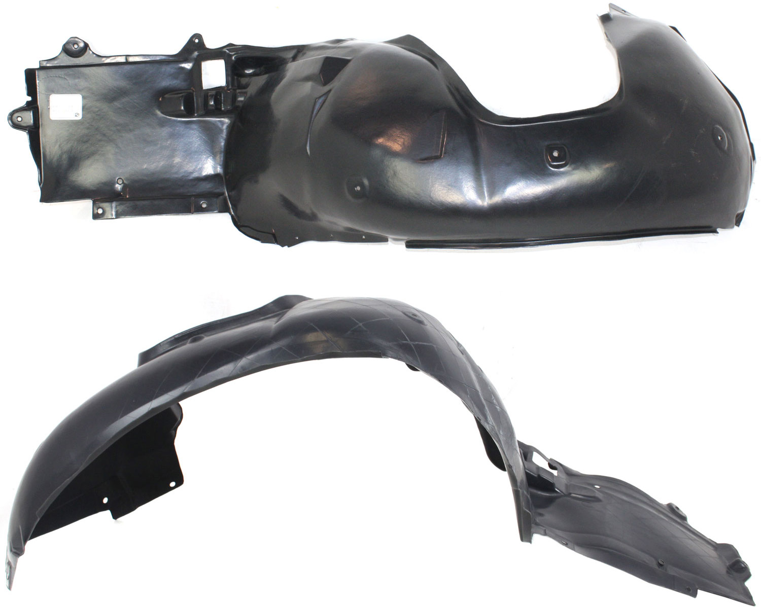 AM 3 SERIES 00-06 FRONT FENDER LINER RH AND LH Rear Section Convertible Coupe SKU SET RBB222101 Partslink BM1249101 BM1248101 OEM 51718268346-51718268345