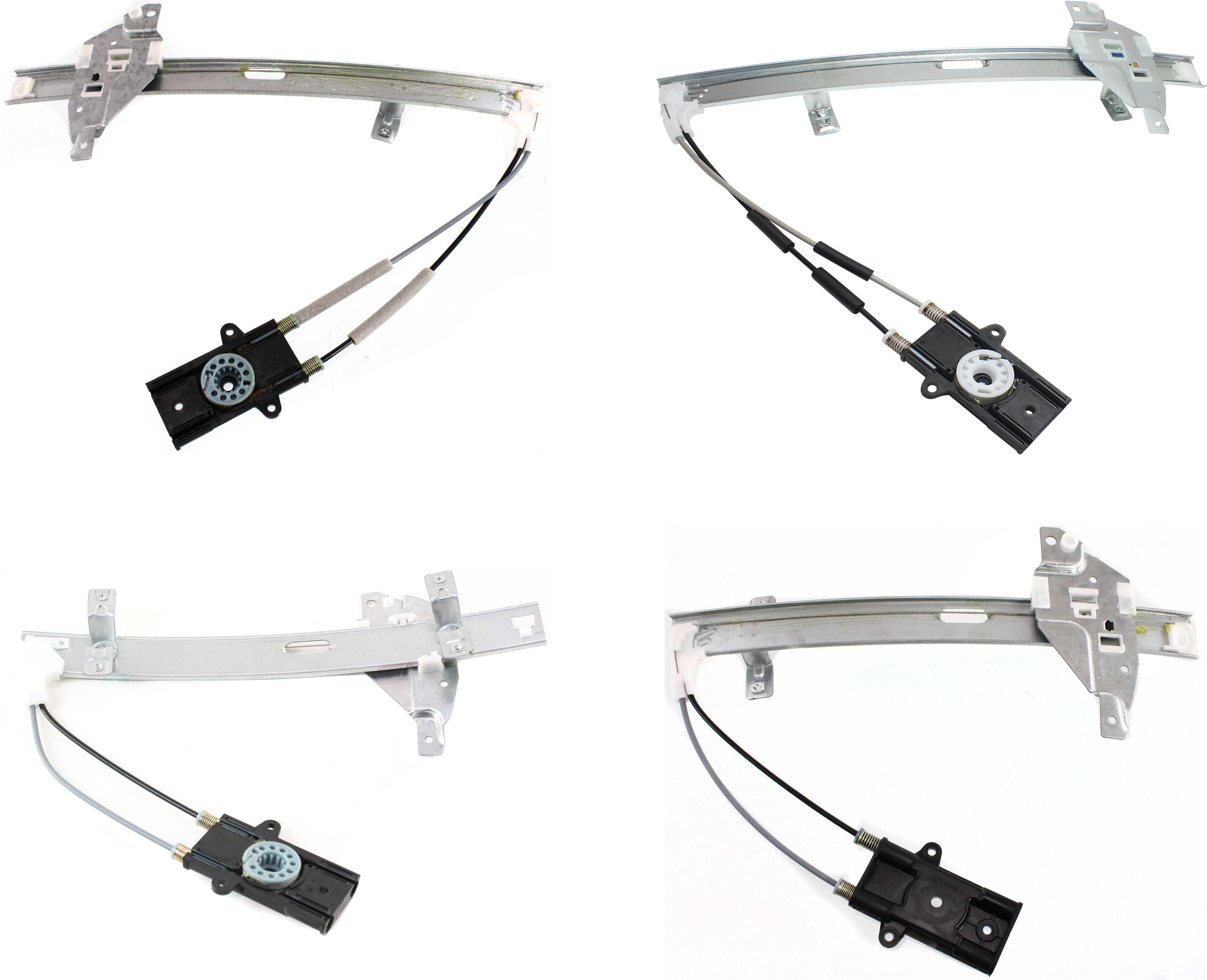 AM CENTURY 97-05 INTRIGUE 98-02 REGAL 97-04 FRONT AND REAR WINDOW REGULATOR RH AND LH Power w o Motor SKU SET RBB462901-4 Partslink GM1351129 GM1350129 GM1551103 GM1550103 OEM 10334396 PFM 10334397 PFM 1033
