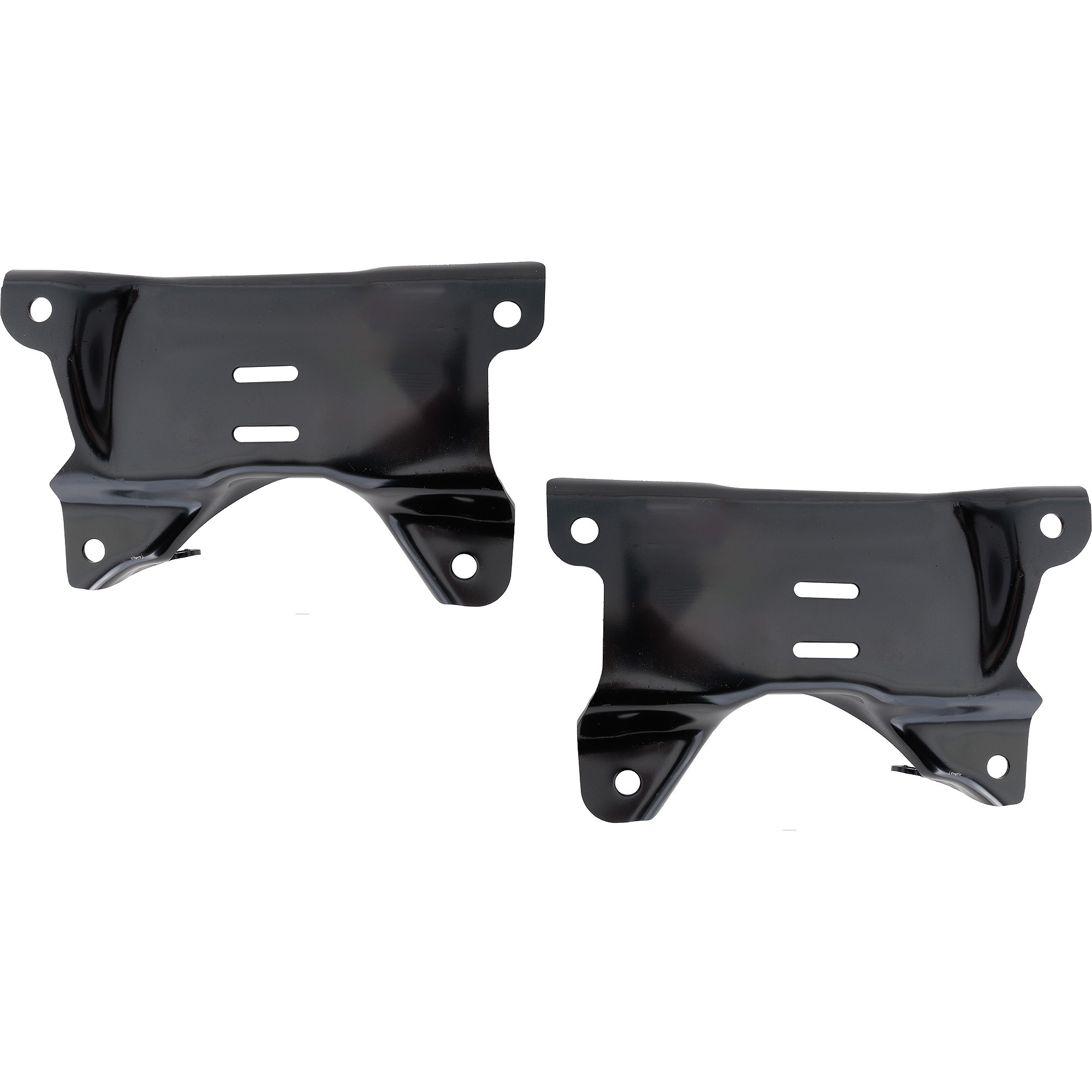 AM SILVERADO 07-10 FRONT BUMPER BRACKET RH AND LH Outer Excludes 2007 Classic CAPA SKU SET RBC013105Q Partslink GM1067186C GM1066186C OEM 15838205-15838204