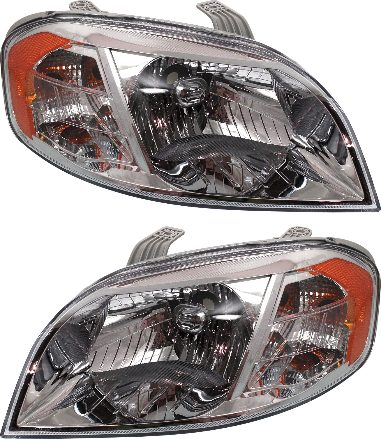 AM AVEO 07-11 HEAD LAMP RH AND LH Lens and Housing Halogen Sedan CAPA SKU SET RBC100103Q Partslink GM2503273C GM2502273C OEM 9-665-052-696-650-520