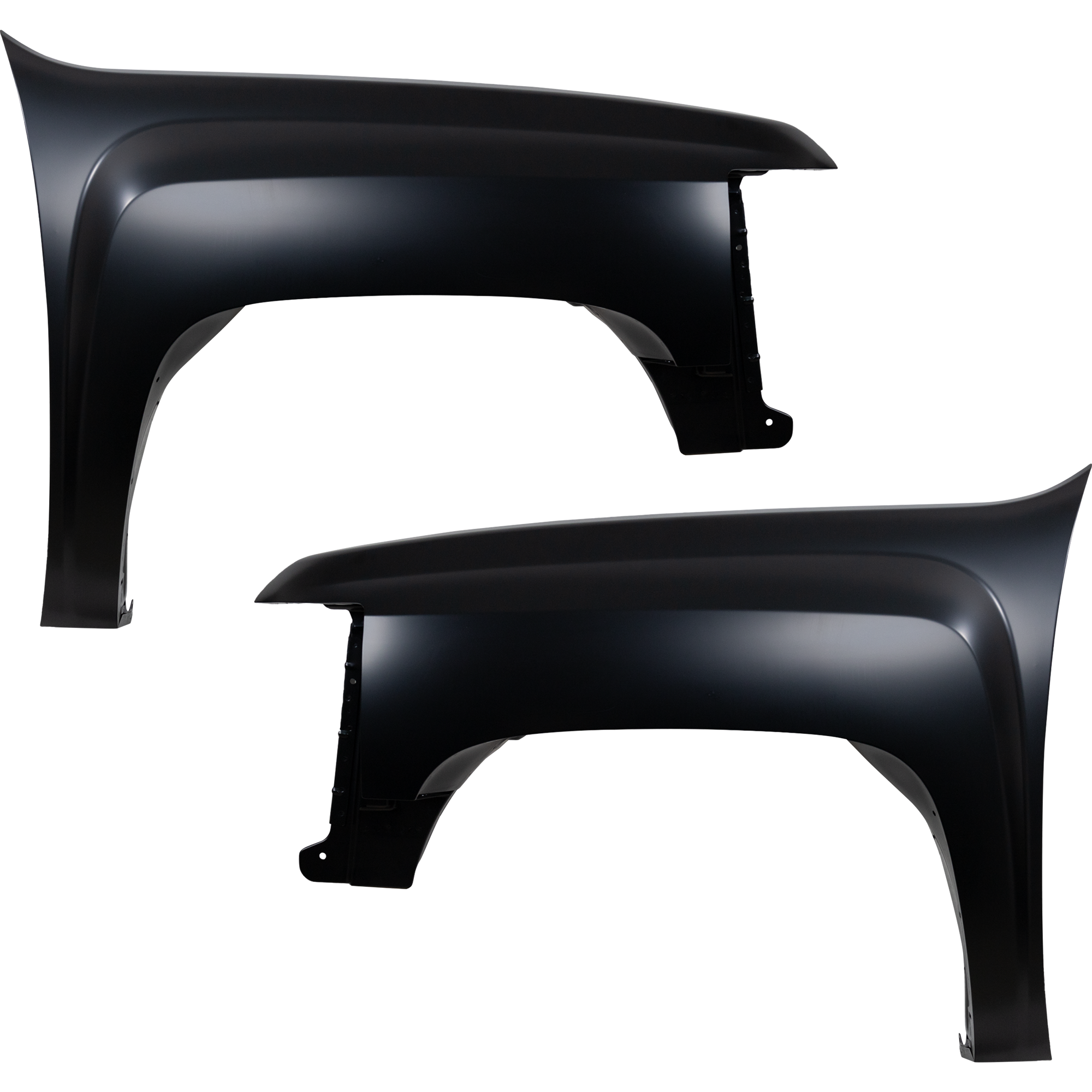 AM SILVERADO 1500-07-13 SILVERADO 2500-3500-07-14 FRONT FENDER RH AND LH Primed Exc. 2007 Classic CAPA SKU SET RBC220105Q Partslink GM1241341C GM1240341C OEM 22977474-22977473