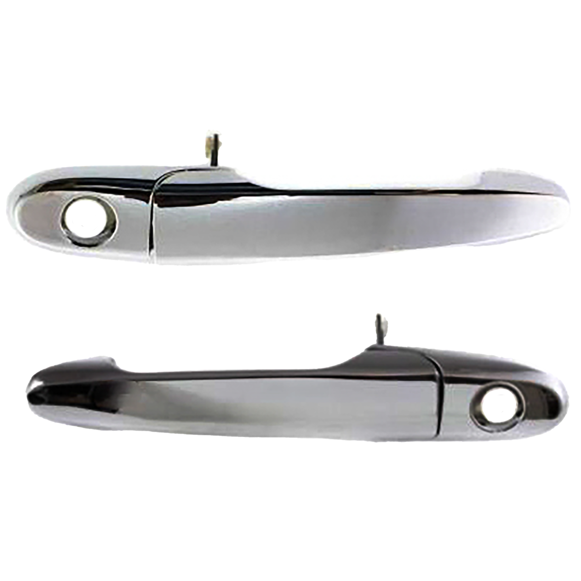 AM IMPALA 06-13 LACROSSE 05-09 FRONT EXTERIOR DOOR HANDLE RH AND LH Chrome w Keyhole SKU SET RBC462105 Partslink GM1310165 GM1311167 OEM 15773795-25869322
