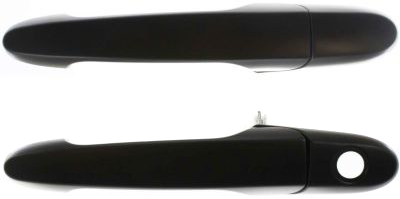 AM COBALT 05-10 IMPALA 06-13 FRONT EXTERIOR DOOR HANDLE RH AND LH Smooth Blk w o Keyhole Plastic =REAR SKU SET RBC462107 Partslink GM1311168 GM1310168 OEM 15844774-25963362-15844775