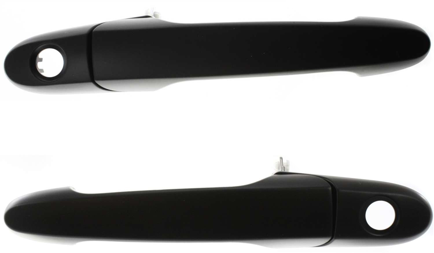 AM IMPALA 06-13 LACROSSE 05-09 FRONT EXTERIOR DOOR HANDLE RH AND LH Smooth Black w Keyhole SKU SET RBC462108 Partslink GM1311166 GM1310168 OEM 15803507-15844775