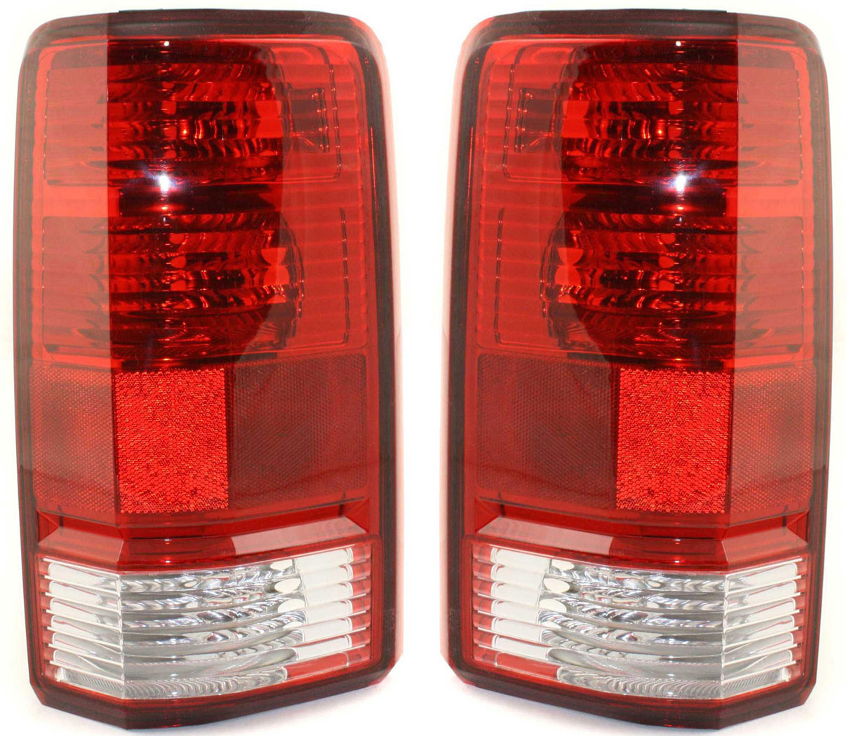 AM NITRO 10-11 TAIL LAMP RH AND LH Lens and Housing SKU SET RBD730101 Partslink CH2819115 CH2818115 OEM 55157150AG 55157151AG
