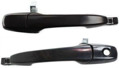 AM MUSTANG 05-14 EXTERIOR FRONT DOOR HANDLE RH and LH Primed Black SKU SET RBF462101 Partslink FO1311151 FO1310151 OEM AR3Z6322404AAPTM AR3Z6322405AA
