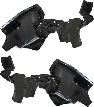 AM WRANGLER JK 07-18 FRONT FENDER LINER RH AND LH w Aluminum SKU SET RBJ222101 OEM 55157116AI PFM 55157117AI PFM