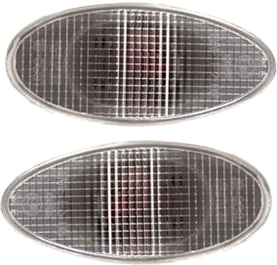 AM LANCER 04-07 FRONT SIDE MARKER LAMP RH AND LH Assembly Side Repeater Lamp SKU SET RBM104901 Partslink MI2571100 OEM MR991187