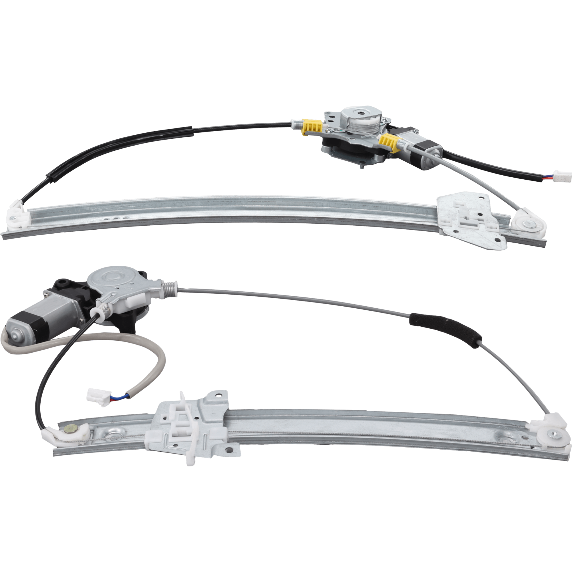 AM MPV 00-06 FRONT AND REAR WINDOW REGULATOR LH Power w Motor SKU SET RBM462902 Partslink MA1350107 MA1550113 OEM LC6259590D LC6273590A PFM