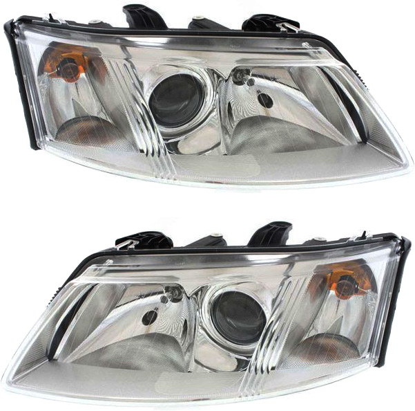 AM SAAB 9-3-03-07 HEAD LAMP RH AND LH Assembly Halogen Convertible Sedan Wagon SKU SET RBS100105 Partslink SB2502109 SB2503109 OEM 12799352-32500881-12799348-325