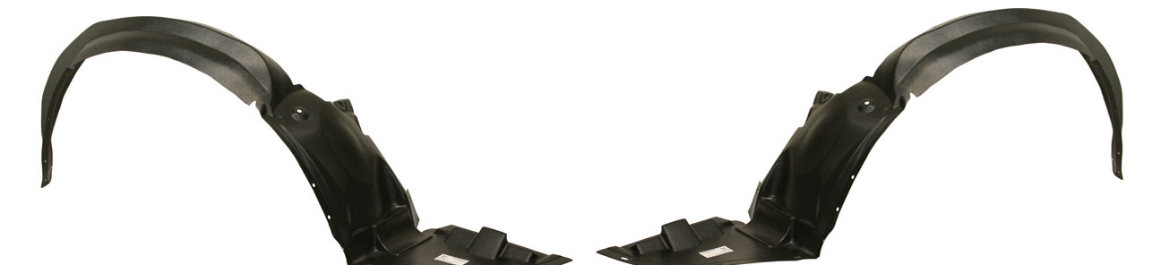 AM AURA 07-09 FRONT FENDER LINER RH AND LH SKU SET RBS222101 Partslink GM1249192 GM1248192 OEM 25812979-25812978