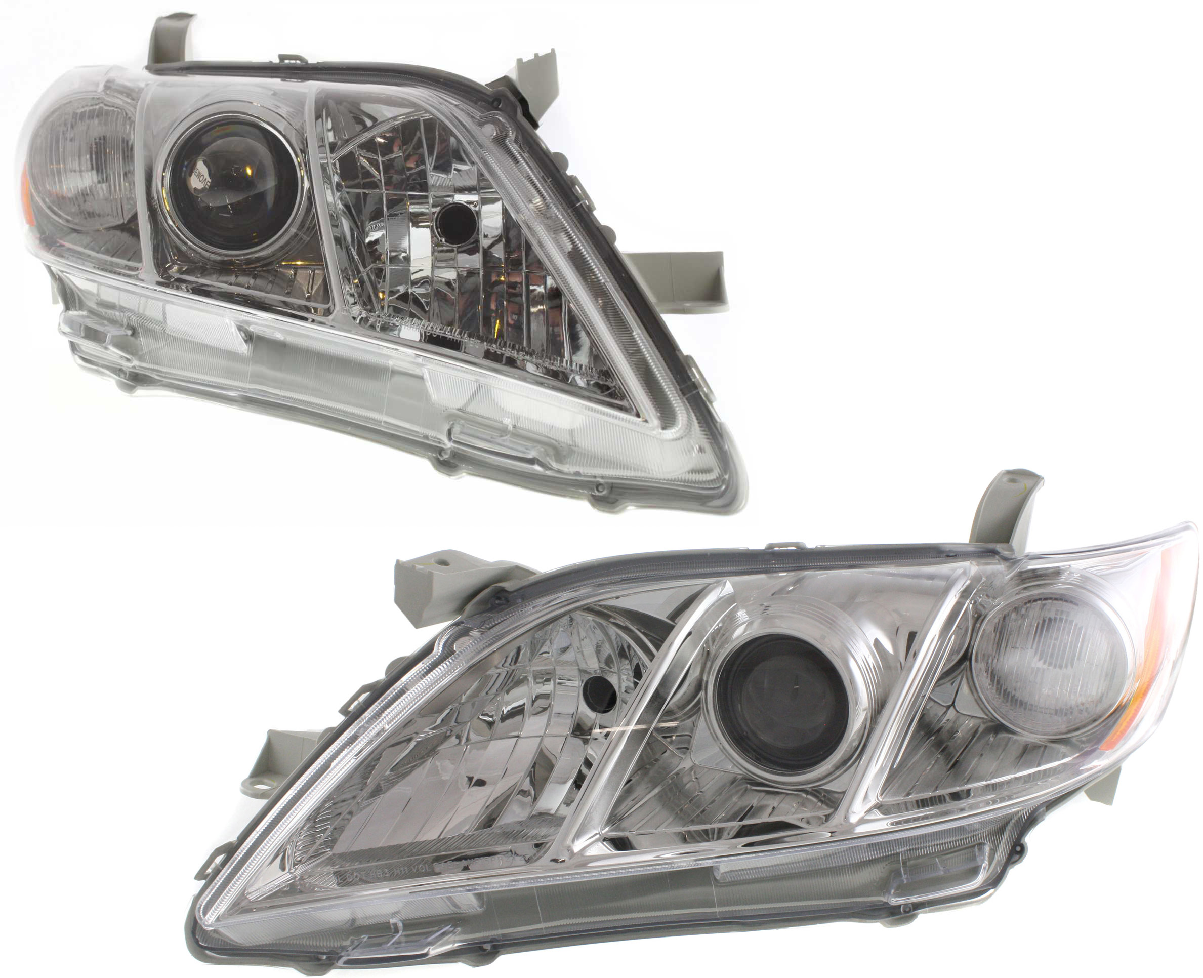 AM CAMRY 07-09 HEAD LAMP RH AND LH Lens and Housing Halogen Sedan Japan Built SKU SET RBT100101 Partslink TO2502167 TO2503167 OEM 8117033652-8113033652