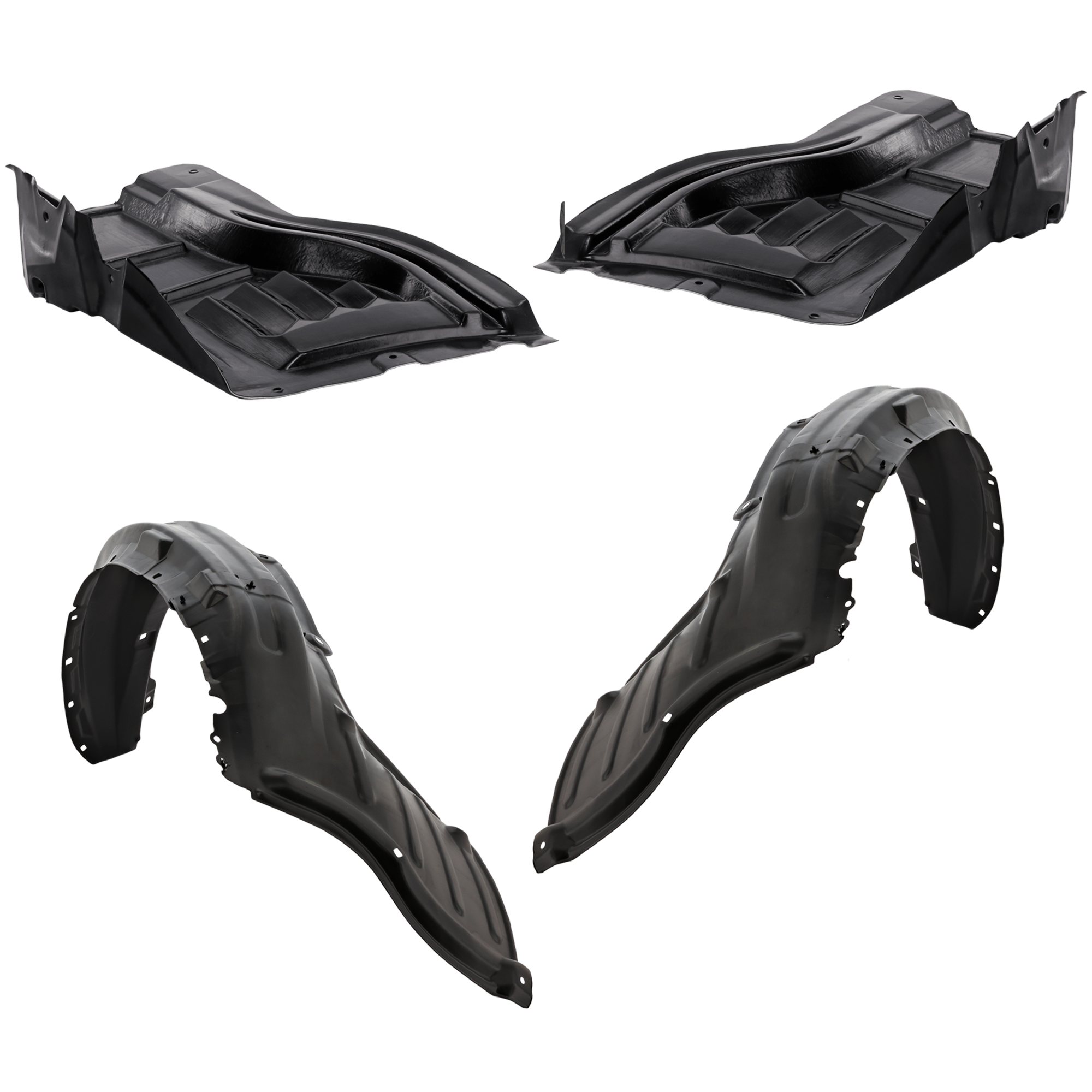 AM Fender Liner SKU SET RBT222101 A Partslink TO1248145 TO1248146 TO1249145 TO1249146 OEM 538050C011-538060C011-538070C0