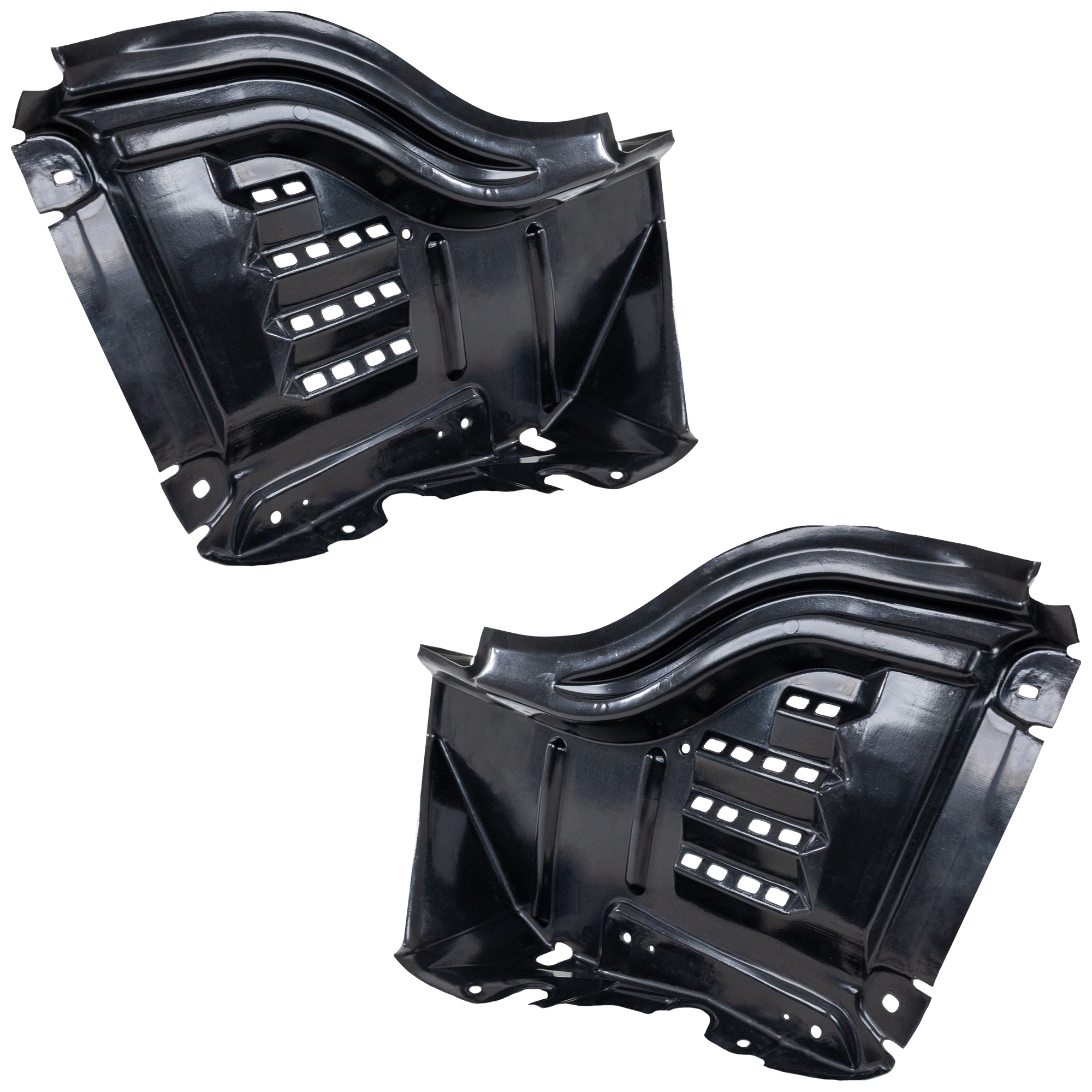 AM TUNDRA 07-13 FRONT FENDER LINER RH AND LH Front Section Plastic Vacuum Form w Steel Bumper Type CAPA SKU SET RBT222103Q Partslink TO1249147C TO1248147C OEM 538050C020-538060C020