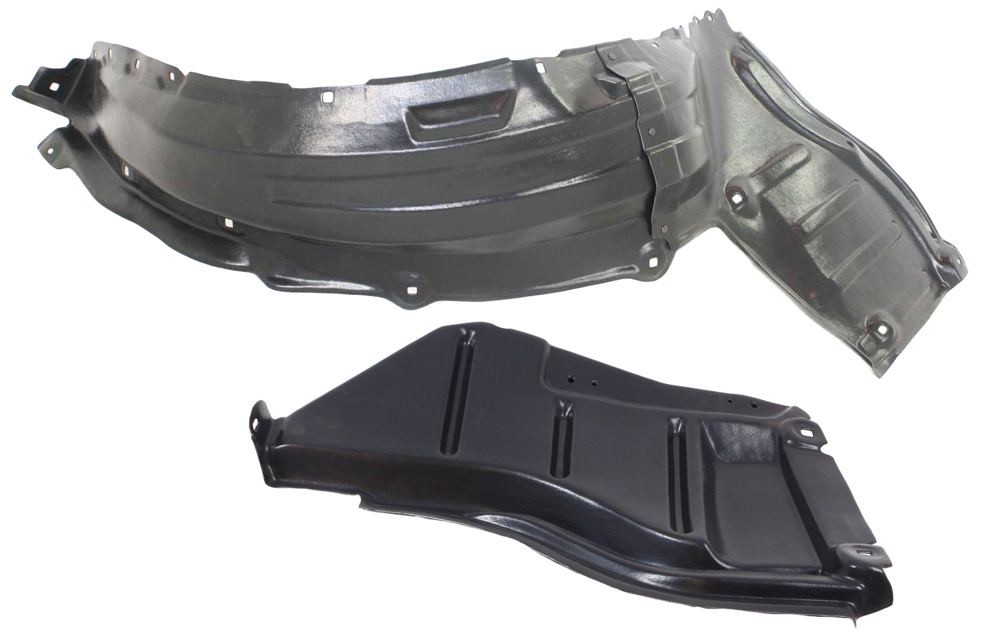 AM TUNDRA 07-13 FRONT FENDER LINER LH Front and Rear Section SKU SET RBT222104 Partslink TO1248147 TO1248145 OEM 538060C020-538080C011