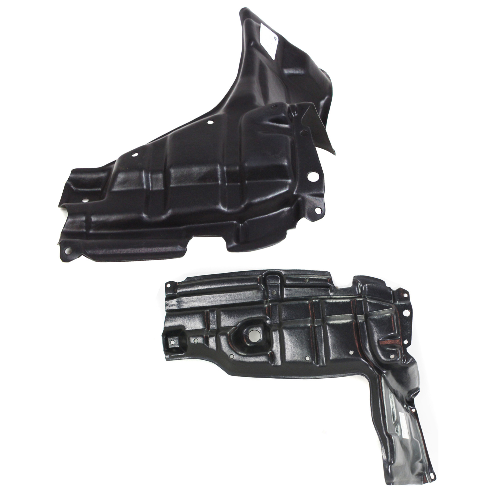 AM YARIS 09-12 XD 13-14 FRONT ENGINE SPLASH SHIELD RH AND LH SKU SET RBT310103 Partslink TO1228139 TO1228138 OEM 5144152250-5144252110