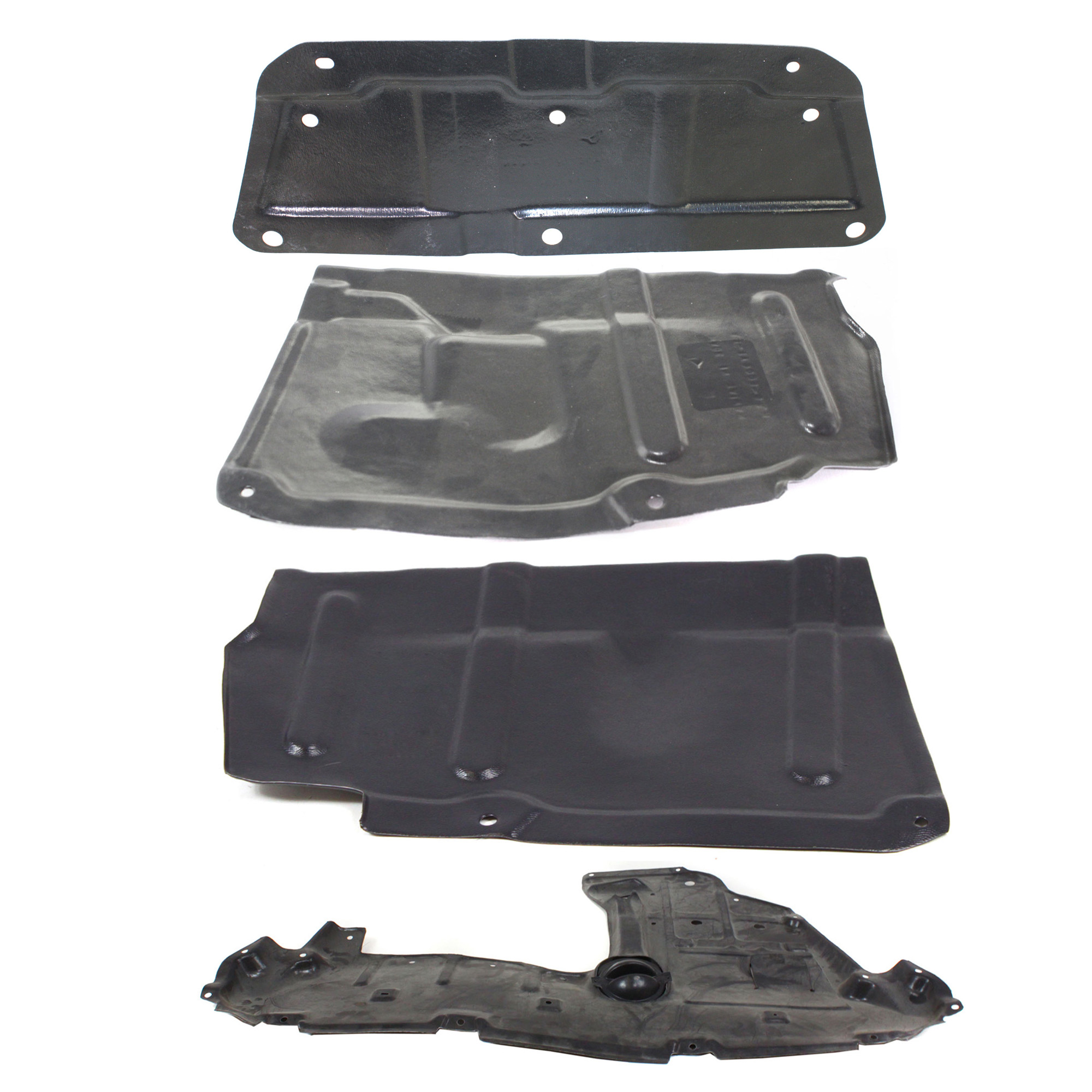 AM RAV4-06-12 FRONT AND REAR ENGINE SPLASH SHIELD RH AND LH SKU SET RBT310106-4 Partslink TO1228147 TO1228143 TO1228163 TO1228140 OEM 514430R010-5141042050-514440R0
