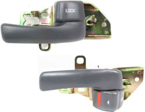 AM CAMRY 92-96 FRONT DOOR HANDLE RH and LH Included Inside Metal Textured Grey With Plastic Lever SKU SET RBT462101 OEM 6920532070W3 PFM 6920632071J0