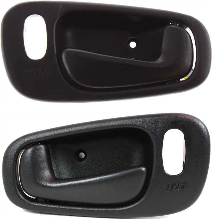 AM COROLLA 98-02 FRONT DOOR HANDLE RH and LH Included Inside Black Power Lock w Lock Hole =REAR SKU SET RBT462113 Partslink TO1353153 TO1352153 OEM 6920502060C0-94859668 PFM 9485