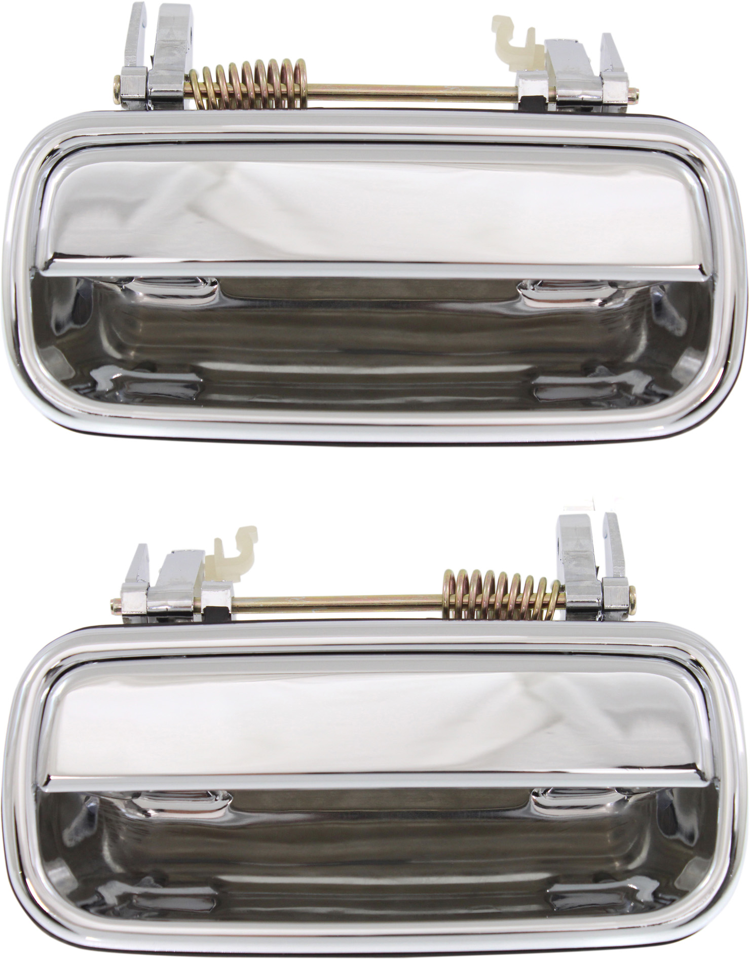 AM TACOMA 01-04 REAR DOOR HANDLE RH and LH Outside All Chrome SKU SET RBT491301 OEM 69230-35070-69240-35070