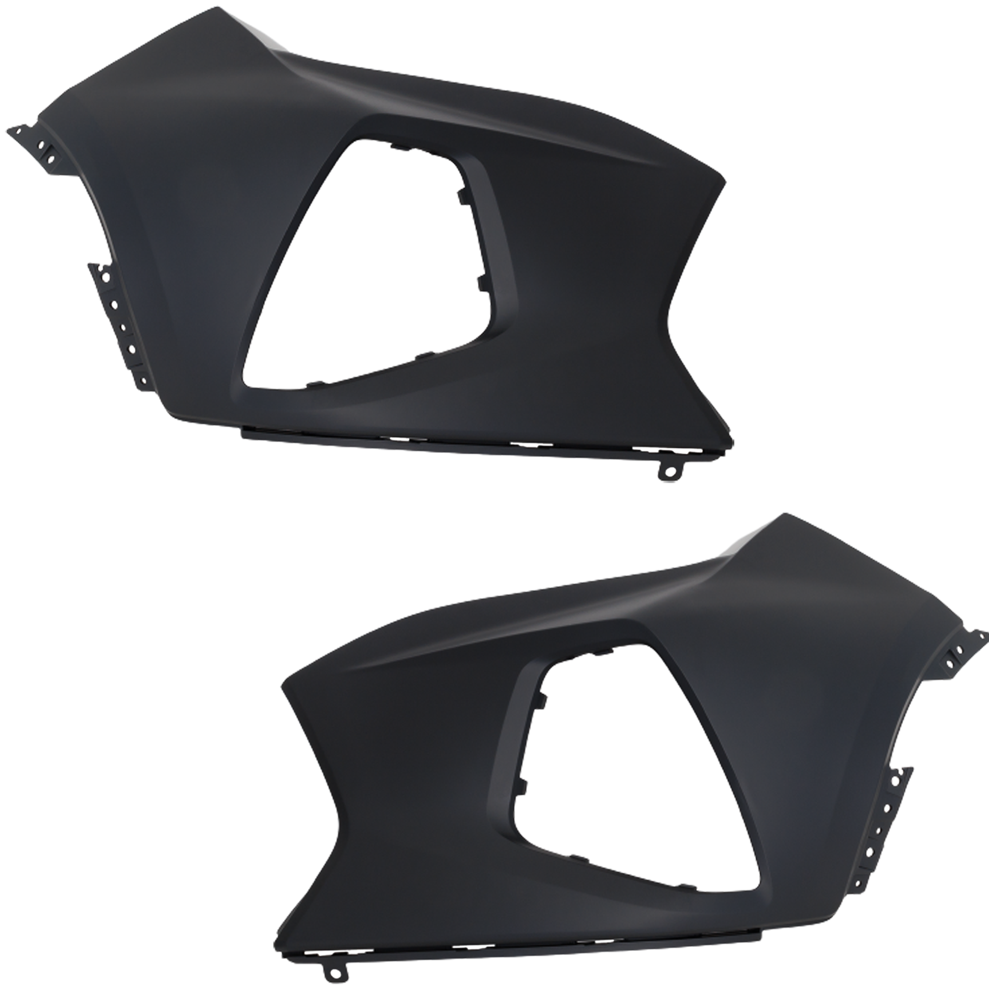 AM BLAZER 19-22 FRONT BUMPER COVER RH AND LH Upper Primed CAPA SKU SET RC01030053PQ Partslink GM1017109C GM1016109C OEM 84537991-84537990