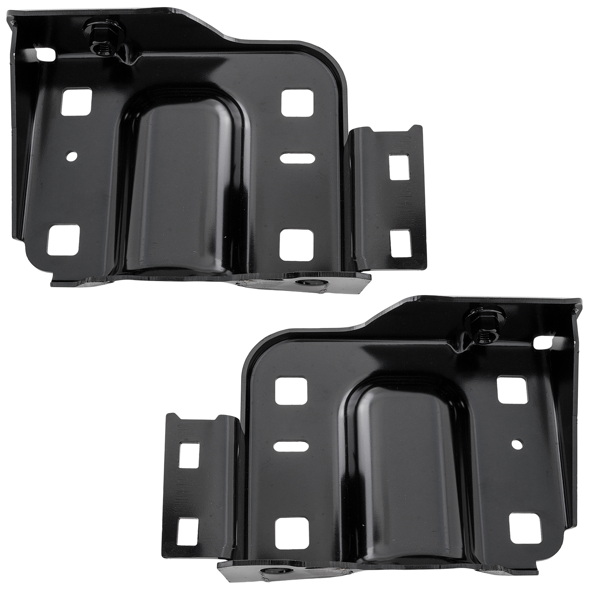 AM SILVERADO 2500-3500 HD 20-23 FRONT BUMPER BRACKET RH AND LH Impact Bar Steel SKU SET RC01310049 Partslink GM1067214 GM1066214 OEM 84568470-84568469