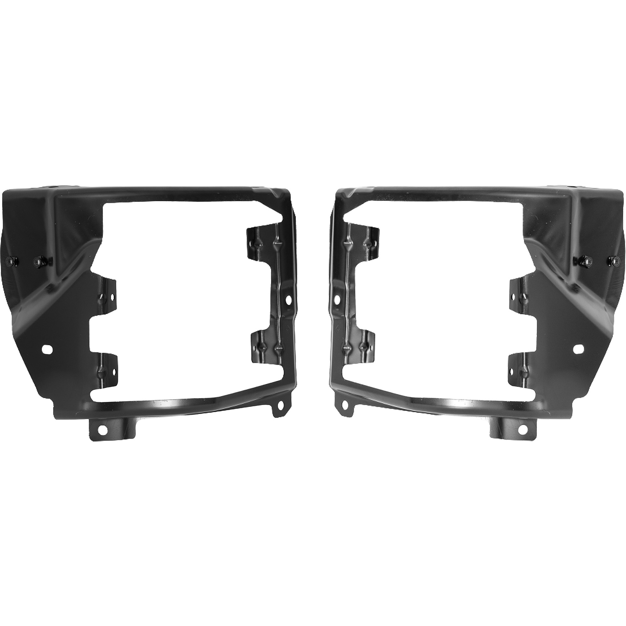 AM SILVERADO 1500-16-18 SILVERADO 1500 LD 19-19 FRONT BUMPER BRACKET RH AND LH Outer w o Impact Bar Skid Plate SKU SET RC01310057 Partslink GM1063115 GM1062115 OEM 84029798-84029797