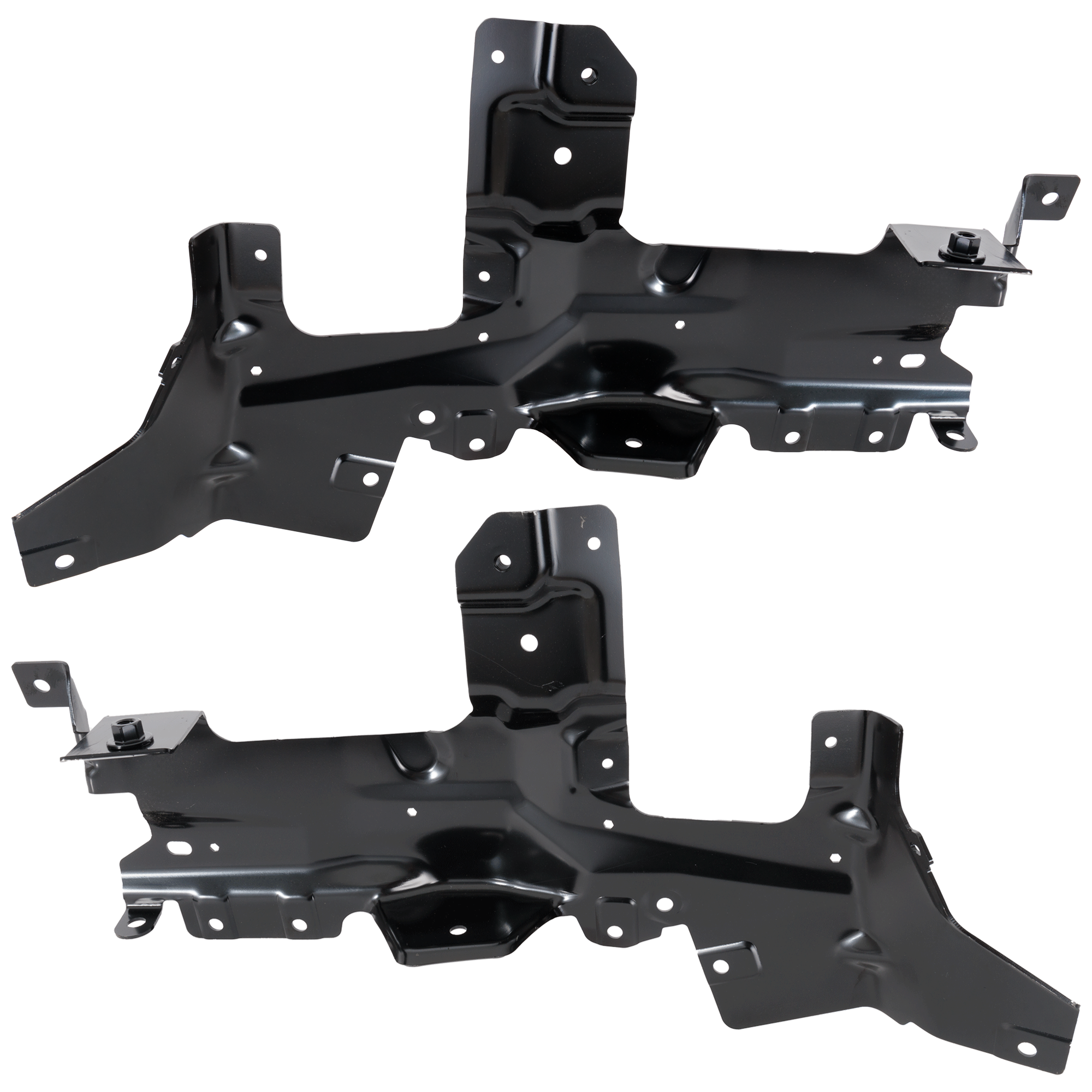 AM SILVERADO 1500-22-23 FRONT BUMPER BRACKET RH AND LH Side Steel Crew Cab Pickup ZR2 Model CAPA SKU SET RC01310091Q Partslink GM1066222C GM1067222C OEM 84879009-84879010