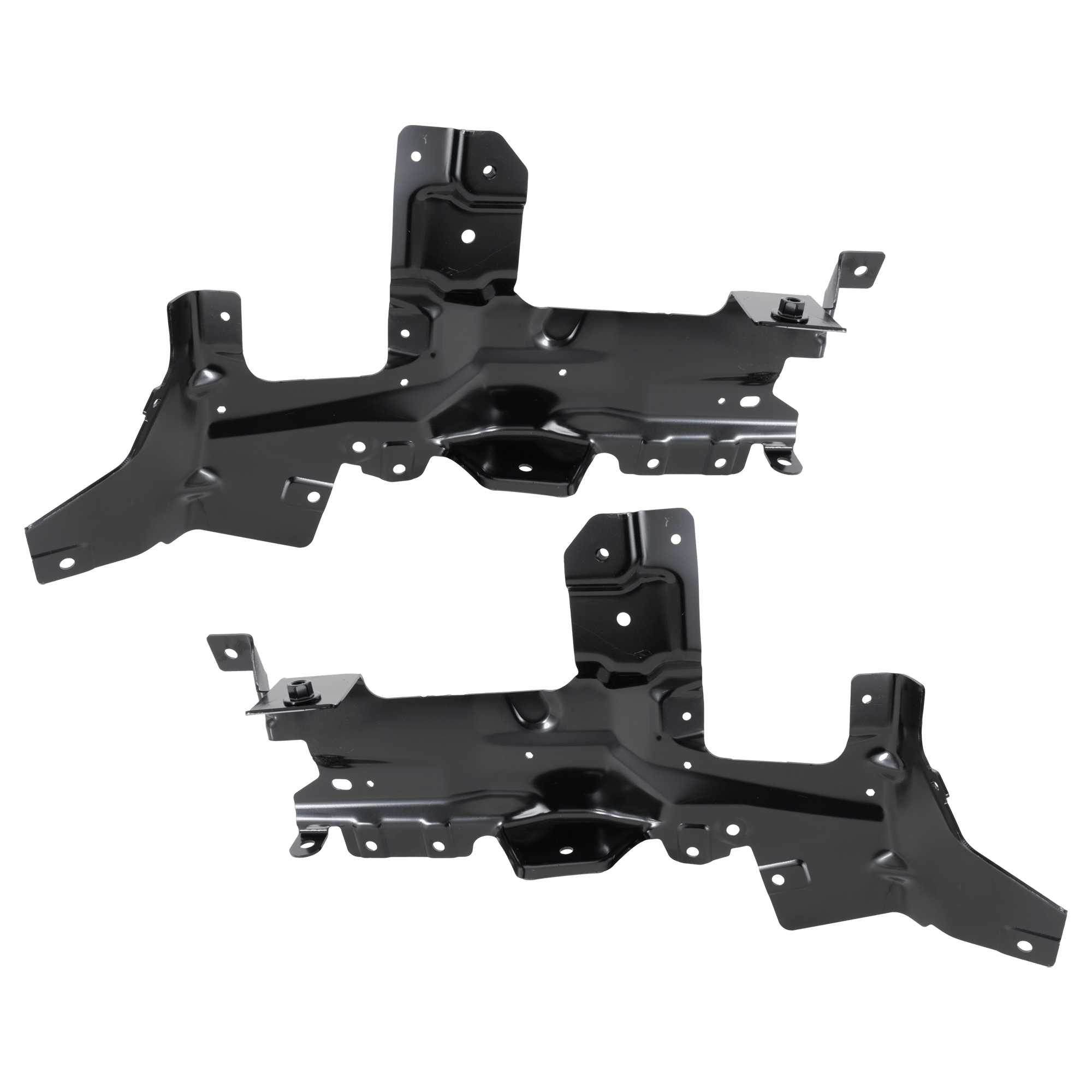 AM SILVERADO 1500-22-23 FRONT BUMPER BRACKET RH AND LH Side Steel Crew Cab Pickup ZR2 Model SKU SET RC01310091 Partslink GM1066222 GM1067222 OEM 84879009-84879010