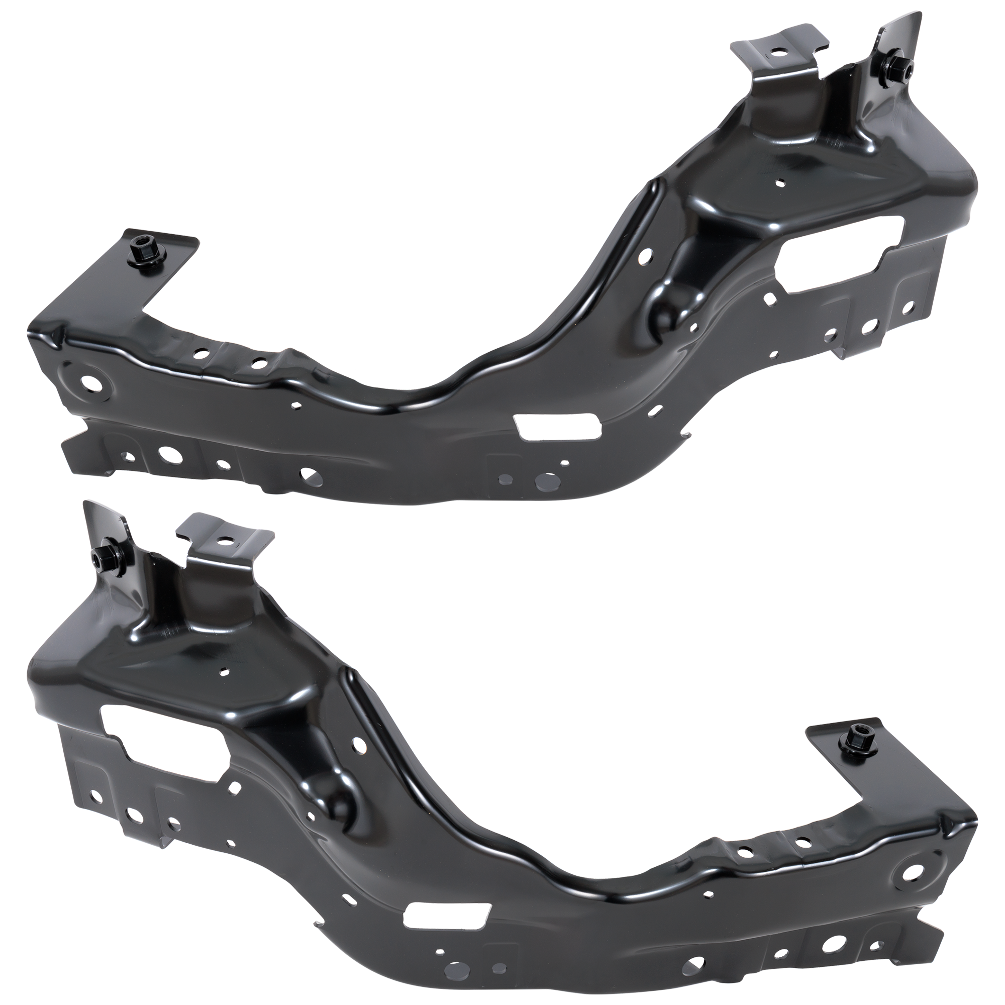 AM SILVERADO 1500-22-23 FRONT BUMPER BRACKET RH AND LH Side Exc. ZR2 Model CAPA SKU SET RC01310093Q Partslink GM1066224C GM1067224C OEM 84878964-84878978