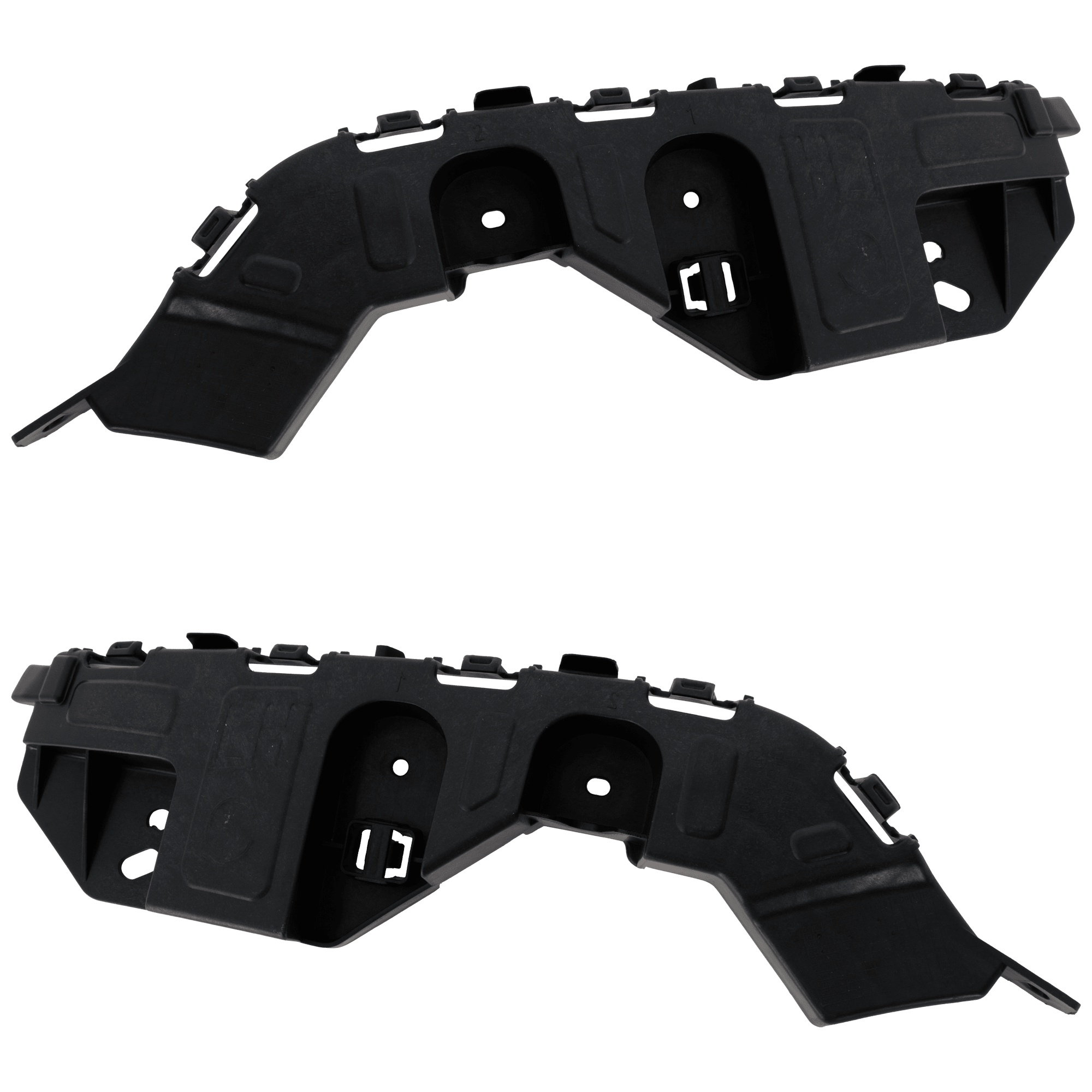 AM TRAX 13-16 FRONT BUMPER BRACKET RH AND LH Cover Side Guide Plastic SKU SET RC01310103 Partslink GM1042156 GM1043156 OEM 42488474-42488475