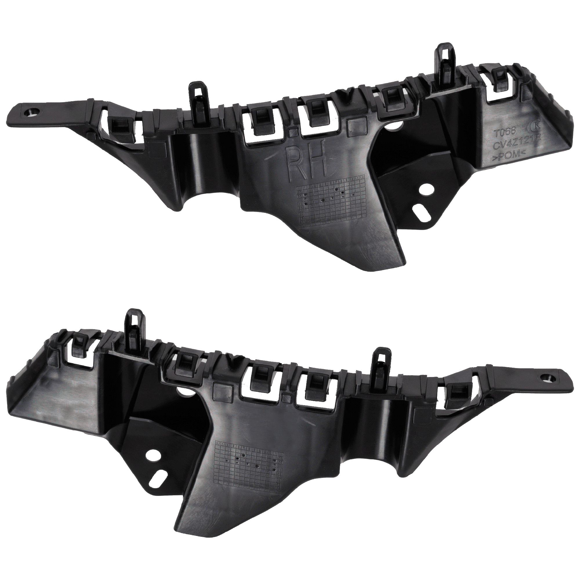AM TRAX 17-22 FRONT BUMPER BRACKET RH AND LH Cover Side Guide SKU SET RC01310105 Partslink GM1042157 GM1043157 OEM 42566652-42566653