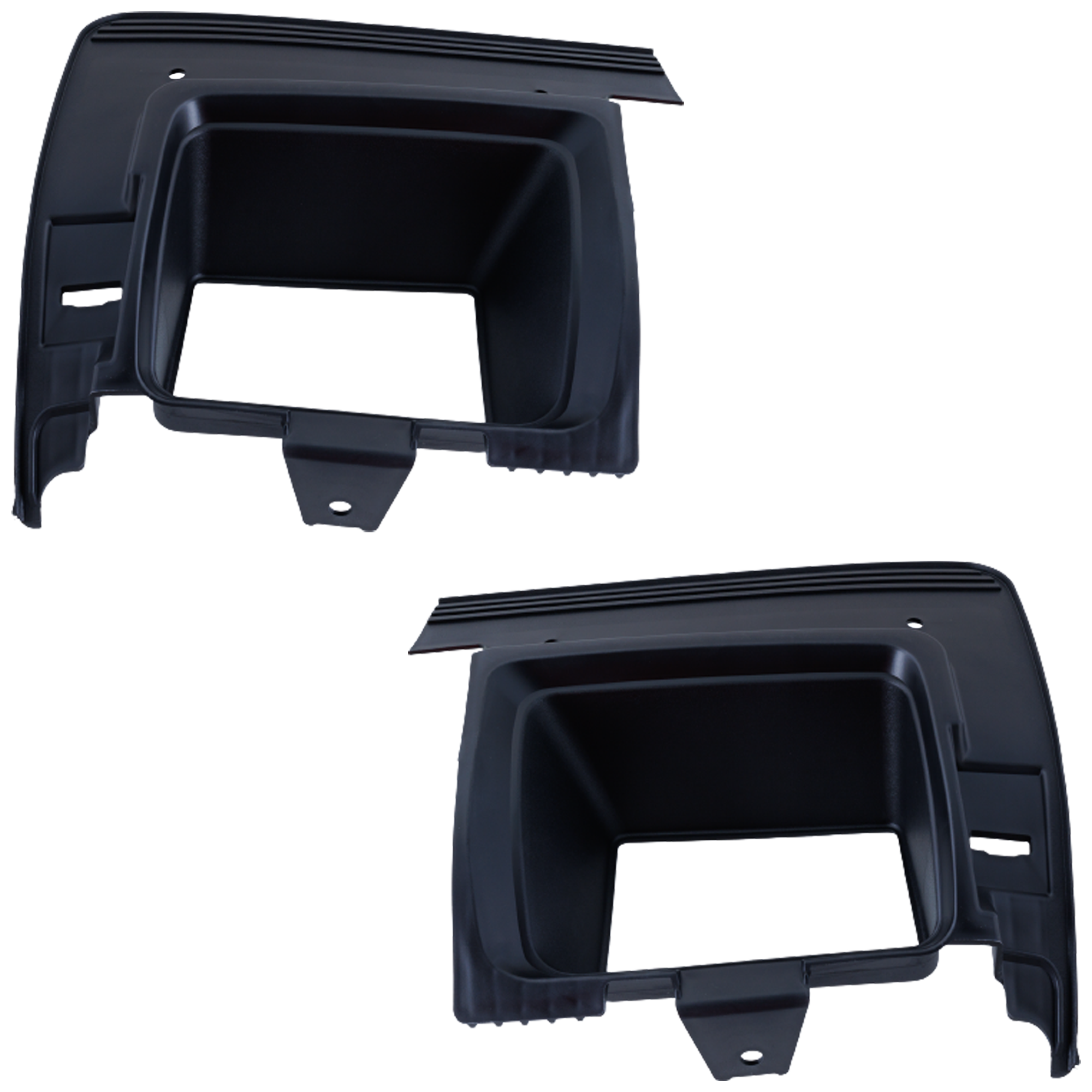 AM SIERRA 2500 HD 3500 HD 15-19 FRONT BUMPER TOW HOOK COVER RH AND LH Textured SKU SET RC01430001 Partslink GM1029129 GM1029130 OEM 23178917-23178916