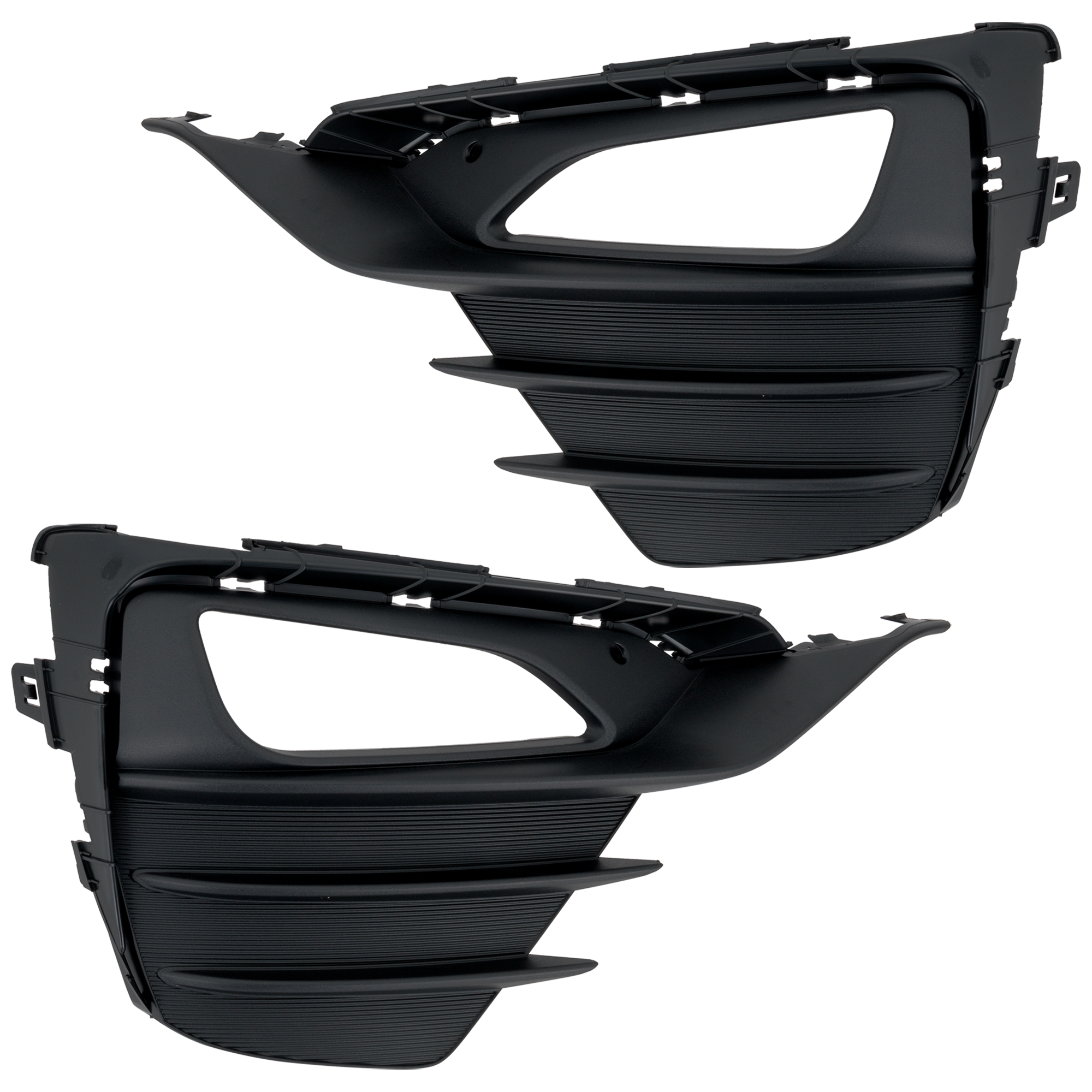 AM CRUZE 19-19 FRONT BUMPER GRILLE RH AND LH Black w RS Package Hatchback Sedan SKU SET RC01530037 Partslink GM1039289 GM1038289 OEM 42550383-42550382