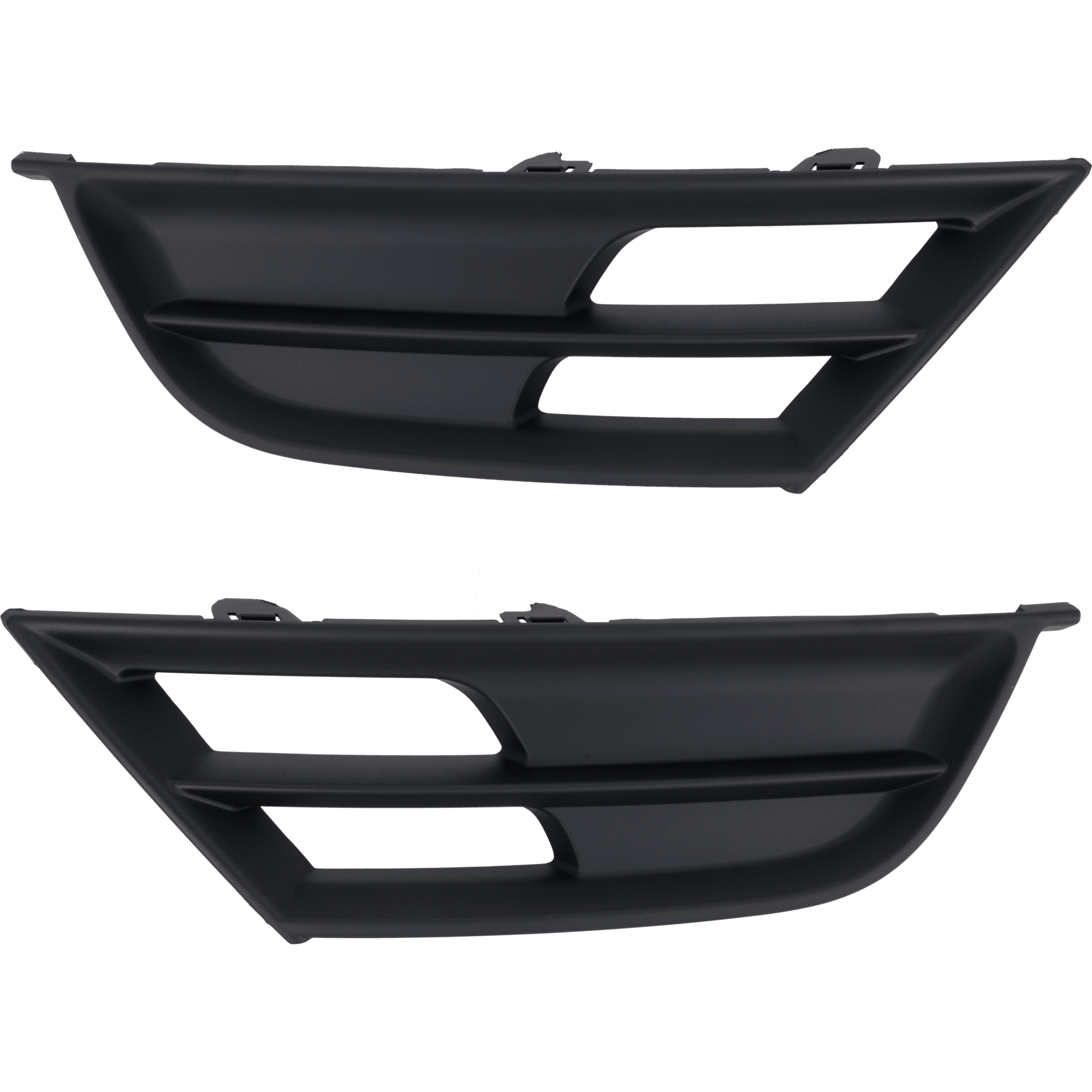 AM CHRYSLER 200-15-17 FRONT BUMPER GRILLE RH AND LH Textured Black w o Adaptive Cruise Control LED Headlights SKU SET RC01530061 Partslink CH1038178 CH1039178 OEM 68228874AC 68228875AC