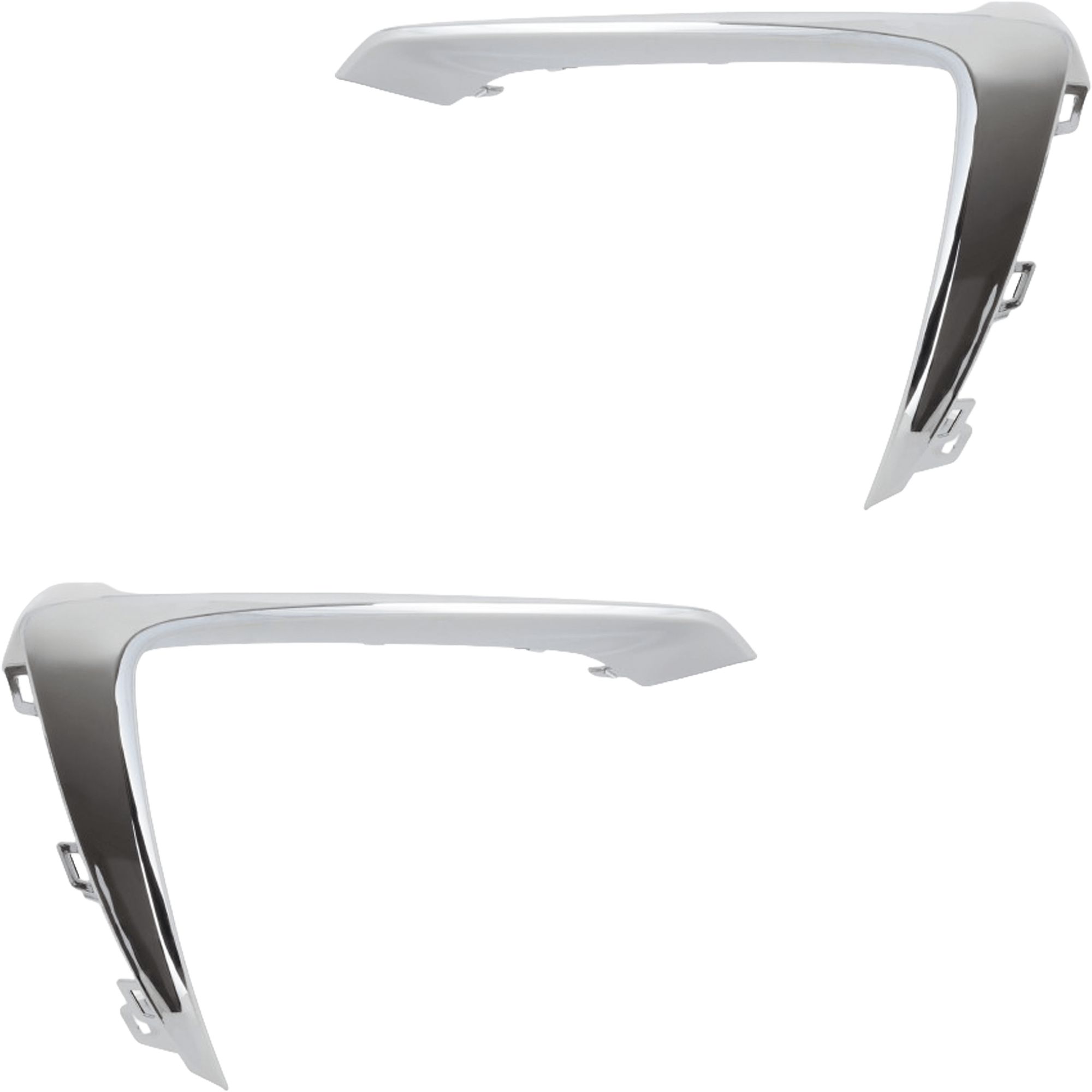 AM CRUZE 19-19 FRONT BUMPER GRILLE MOLDING RH AND LH Chrome w RS Package Hatchback Sedan SKU SET RC01540003 Partslink GM1047135 GM1046135 OEM 42550371-42550370