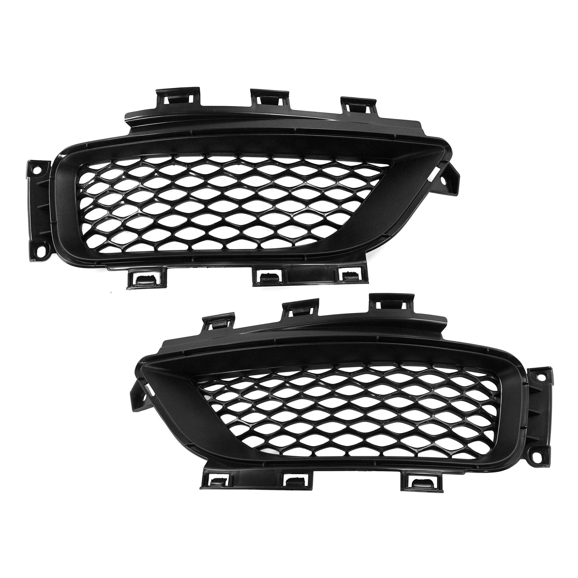 AM CHRYSLER 300-15-15 FRONT BUMPER GRILLE RH AND LH 15-22 Type 1 For Models With Active Grille Shutter Code X8W SKU SET RC01550009 Partslink CH1039193 CH1038193 OEM 68231612AA 68231613AA