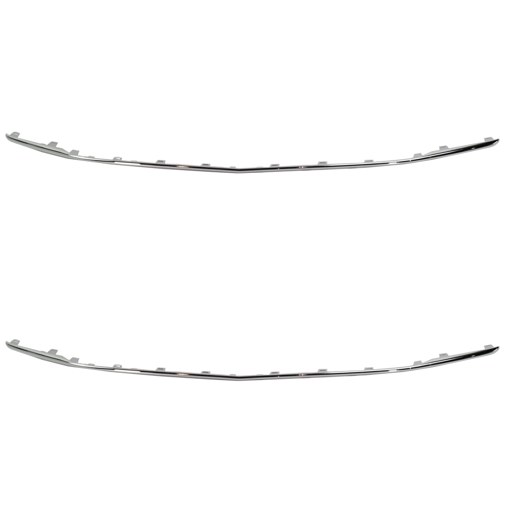AM ATS 15-19 FRONT BUMPER MOLDING RH AND LH Chrome Exc. V Model SKU SET RC01590004-2