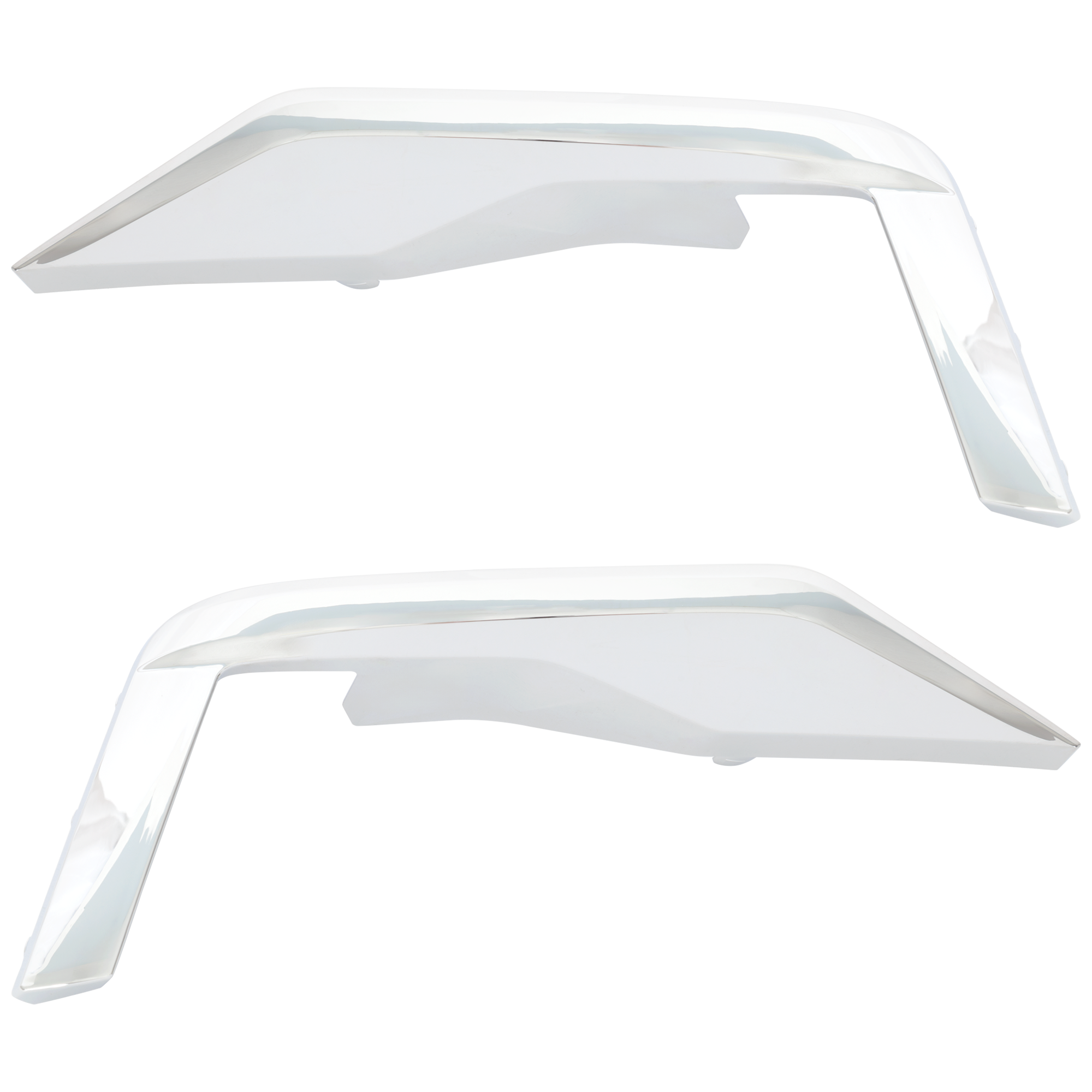 AM ESCALADE ESCALADE ESV 21-23 FRONT BUMPER MOLDING RH AND LH Silver Excludes Sport Sport Platinum Model SKU SET RC01590029 Partslink GM1038294 GM1039294 OEM 84648820-84648821