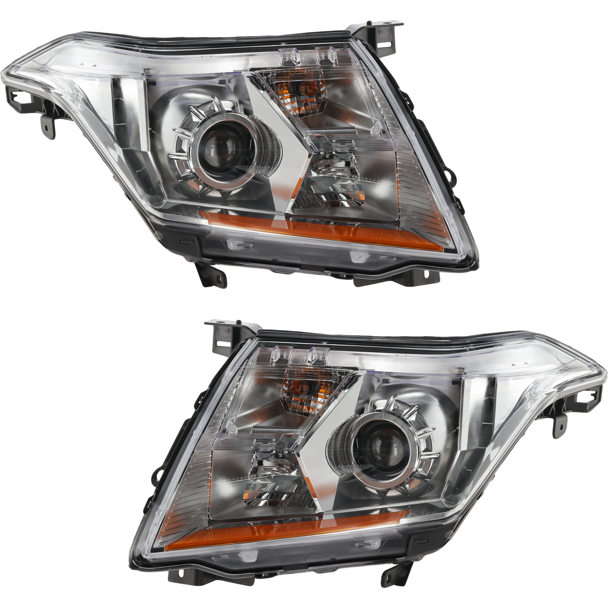 AM SRX 14-16 HEAD LAMP RH and LH Assembly Halogen CAPA SKU SET RC10010011Q Partslink GM2502432C GM2503432C OEM 23315408-23315409