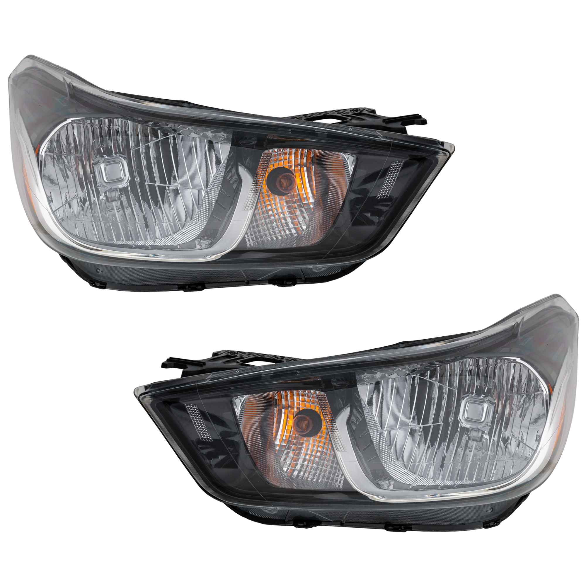 AM SPARK 16-22 HEAD LAMP RH AND LH Assembly Halogen 19-22 Activ Model CAPA SKU SET RC10010045Q Partslink GM2503468C GM2502468C OEM 42564395-42564394