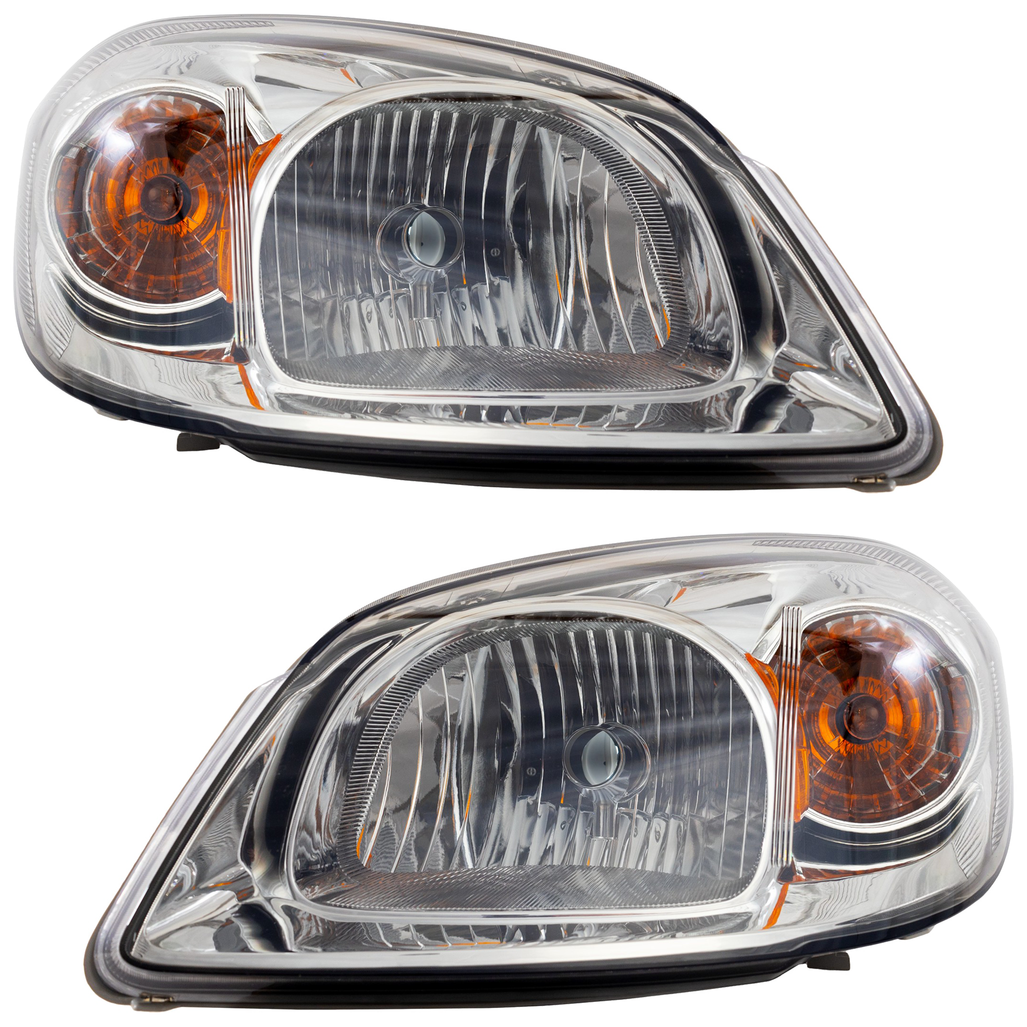 AM COBALT 05-10 G5-07-09 HEAD LAMP RH AND LH Assembly Halogen w o Bracket Base LS LT Sport SS 2.0L Engine CAPA SKU SET RC10010067Q Partslink GM2503274C GM2502274C OEM 20825580-25784533-20964009-208